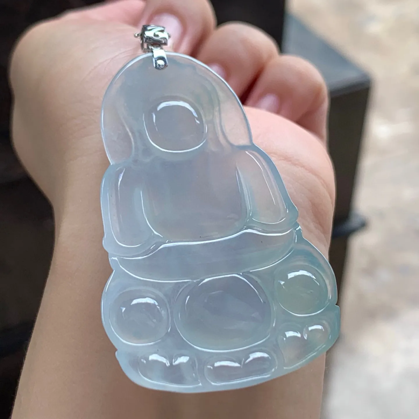 冰种观音
金扣