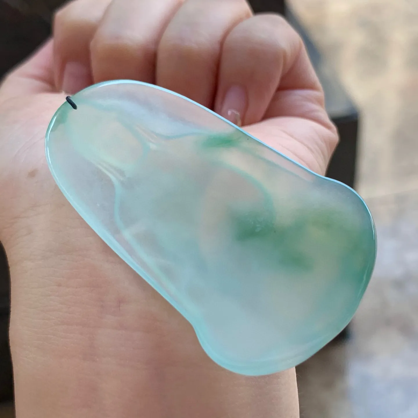 糯冰飘花如意观音
佩戴大气～
