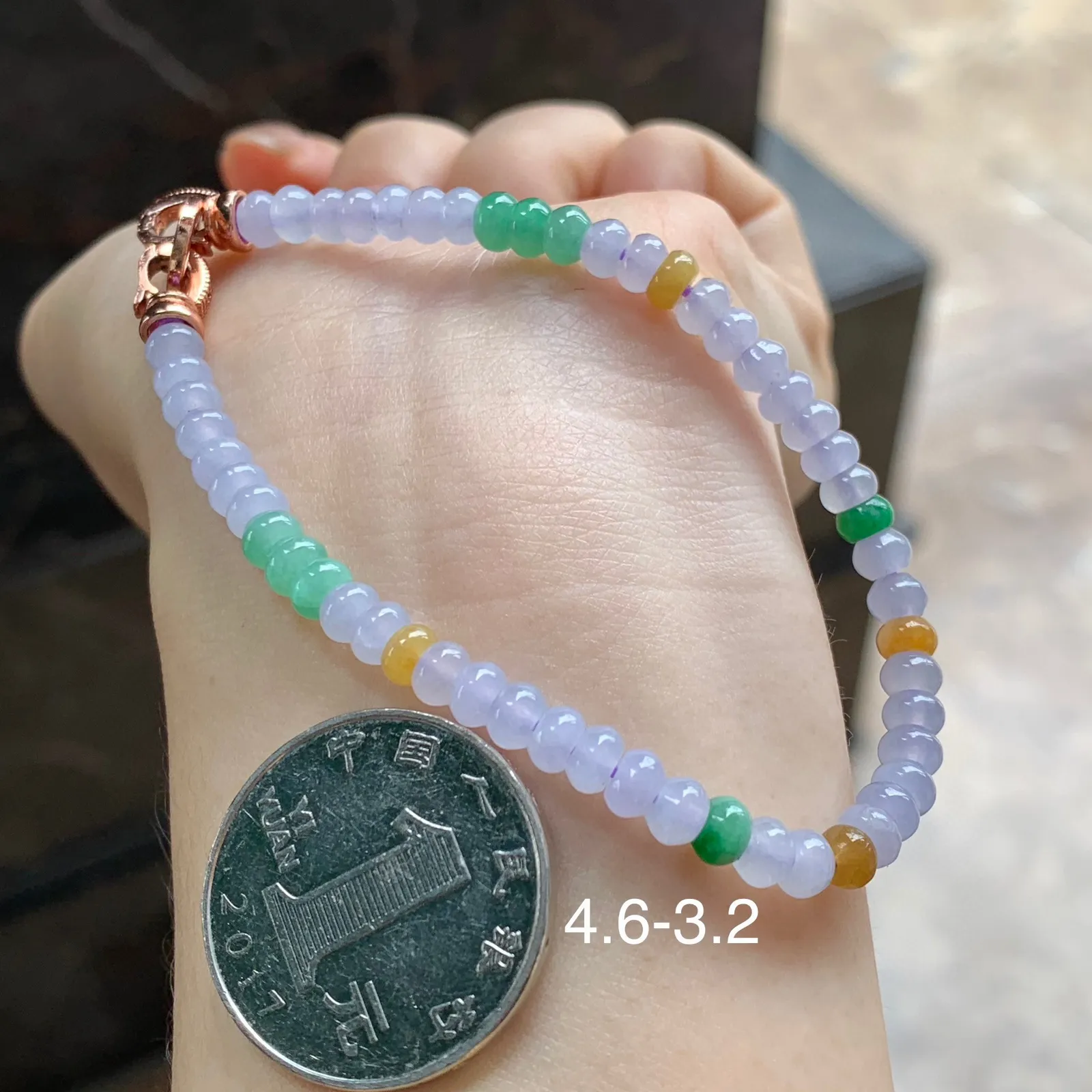 多宝算盘珠手串
 上手漂亮，性价比