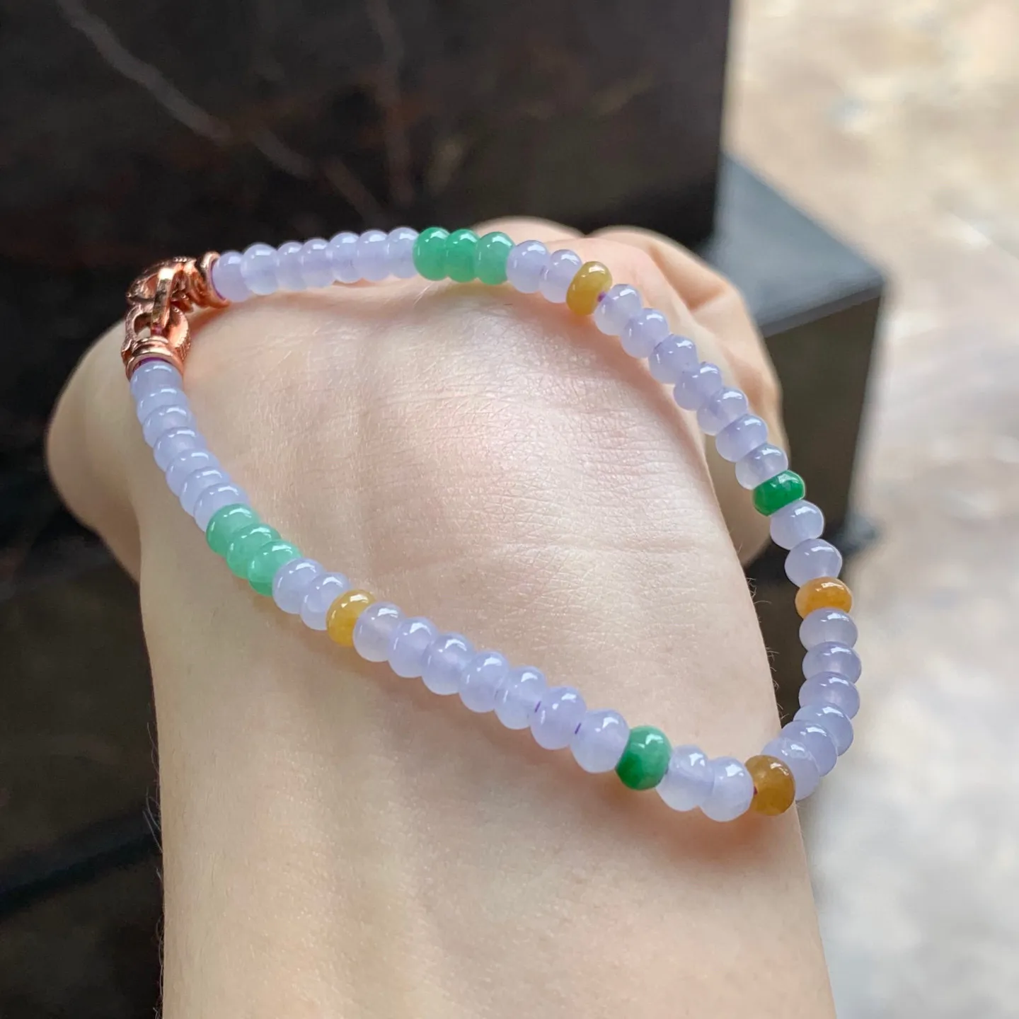多宝算盘珠手串
 上手漂亮，性价比