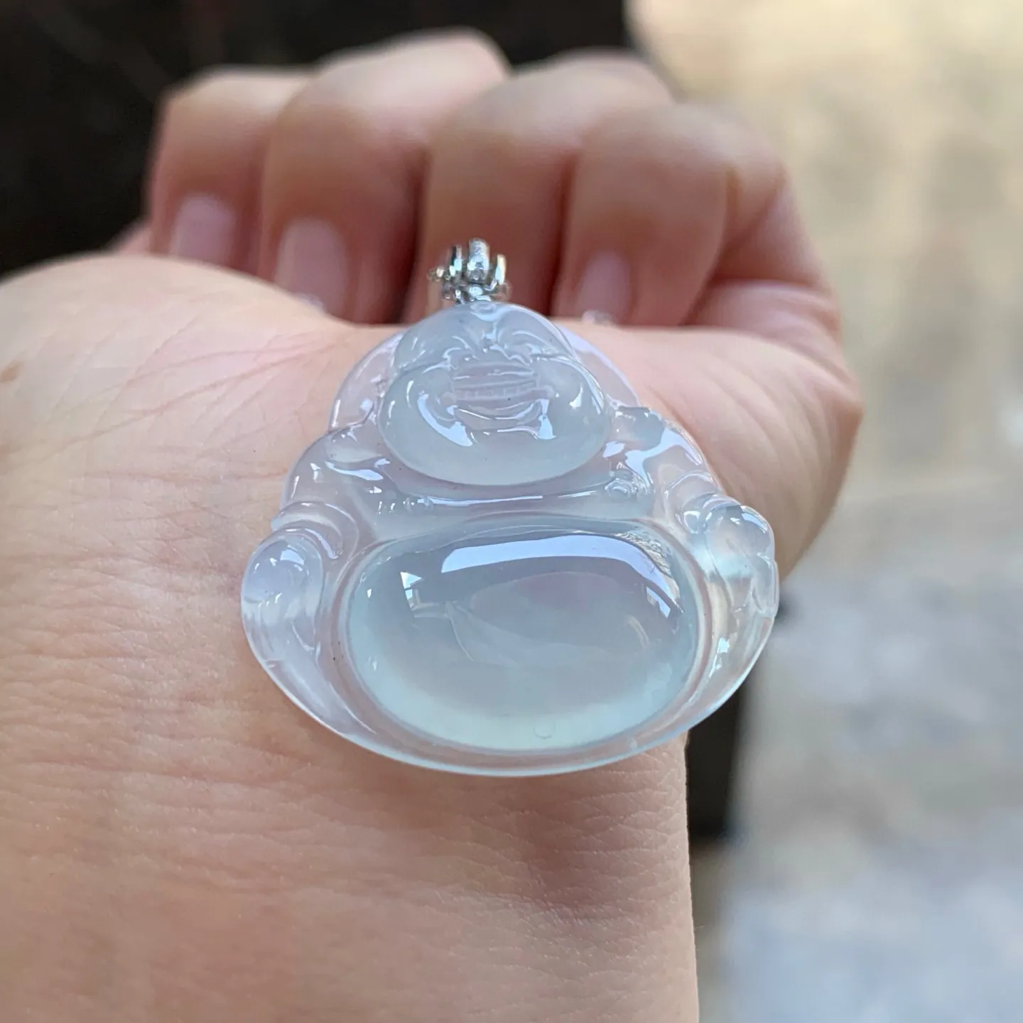 冰种坐佛
笑口常开～