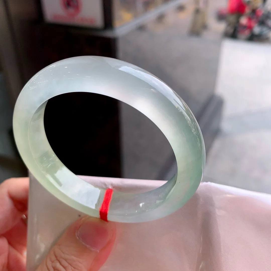 正圈玻璃种蜜糖黄 无瑕 尺寸:51.5/11.2/7.9 种水好🥰🥰