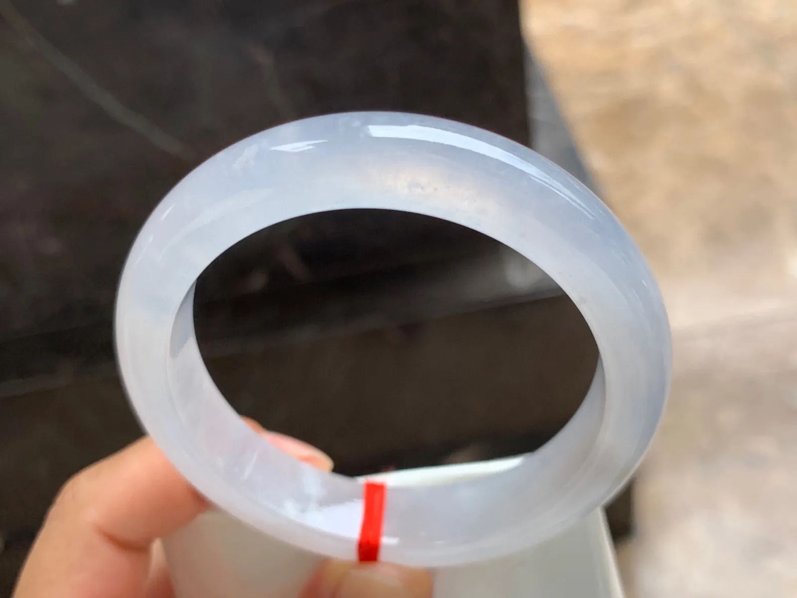 58-13-9mm
冰种手镯 冰味十足～纯纯的 实物更好看