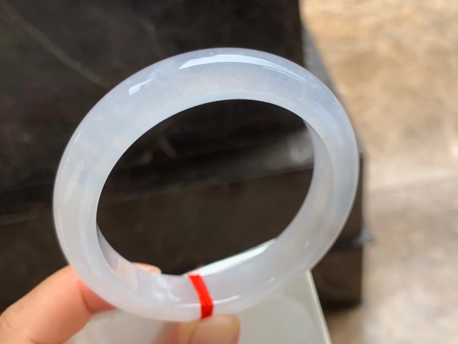 58-13-9mm
冰种手镯 冰味十足～纯纯的 实物更好看