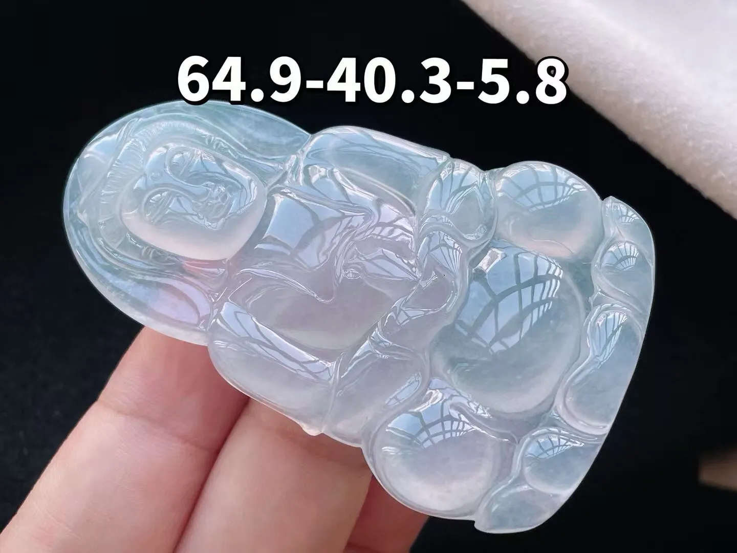 冰种正观音吊坠