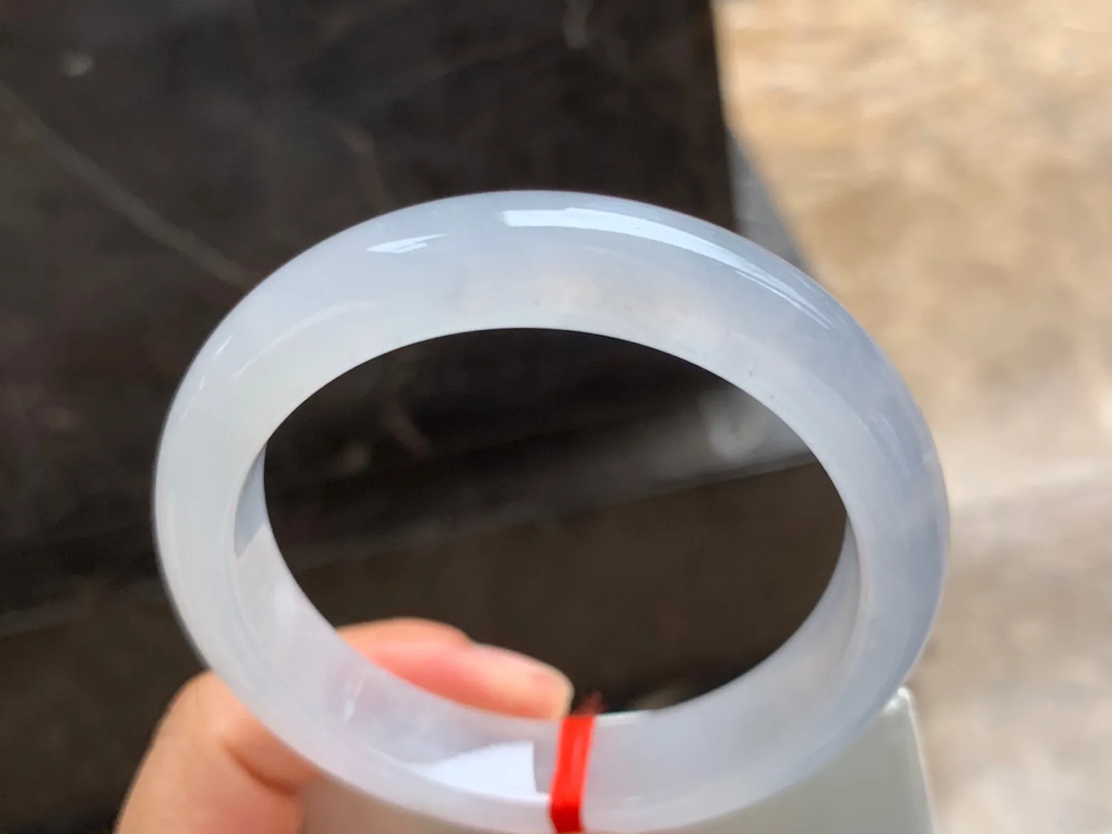 58-13-9mm
冰种手镯 冰味十足～纯纯的 实物更好看