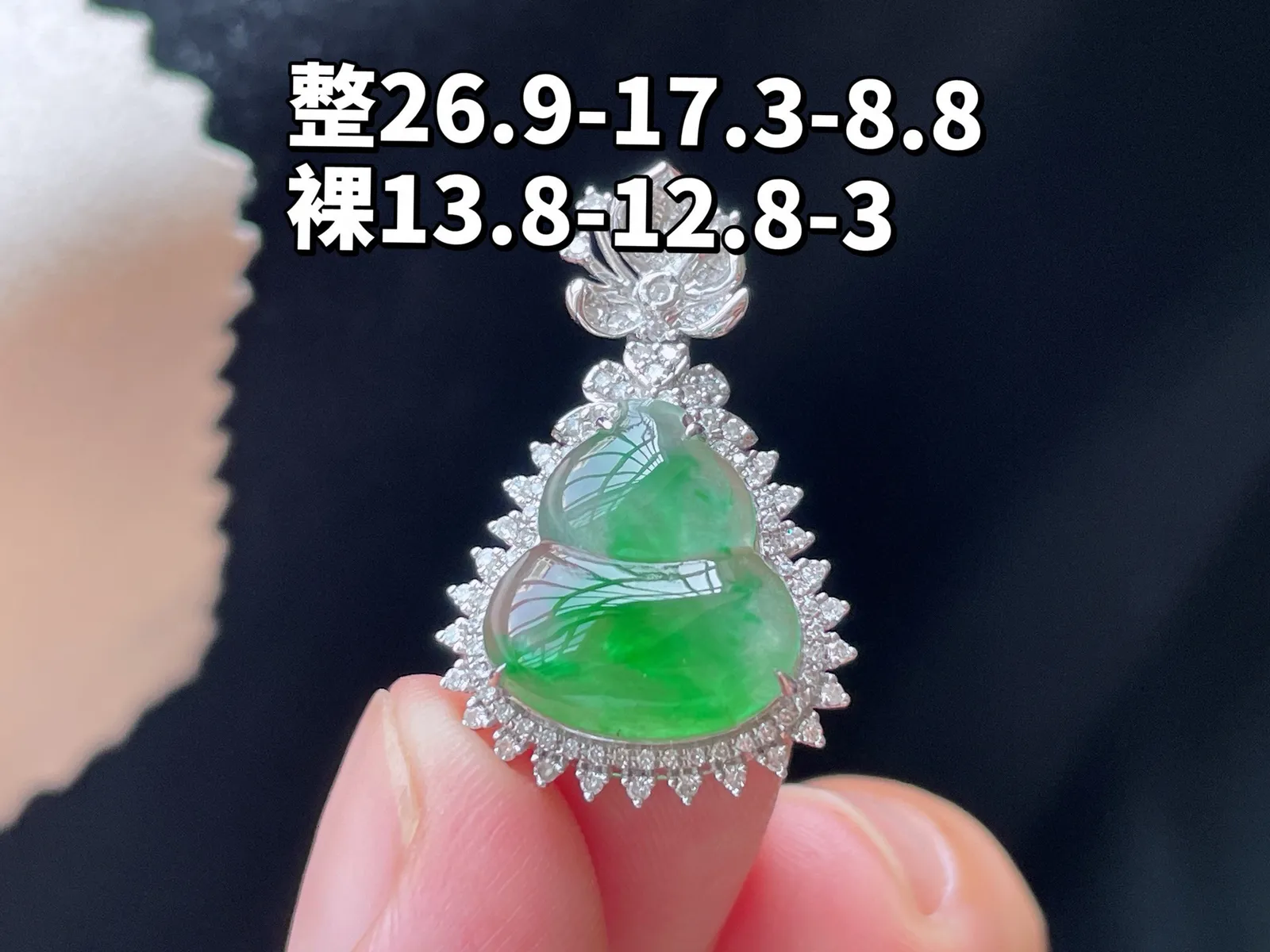 18K 冰种飘绿·葫芦

整26.9-17.3-8.8
裸13.8-12.8-3
