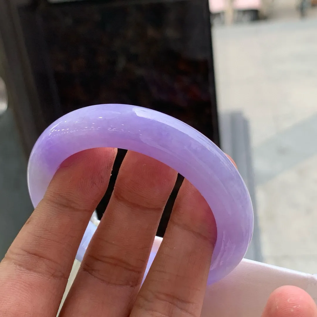 正圈一大圈紫罗兰 天然棉根 尺寸:49.9/12.2/9.1 超美