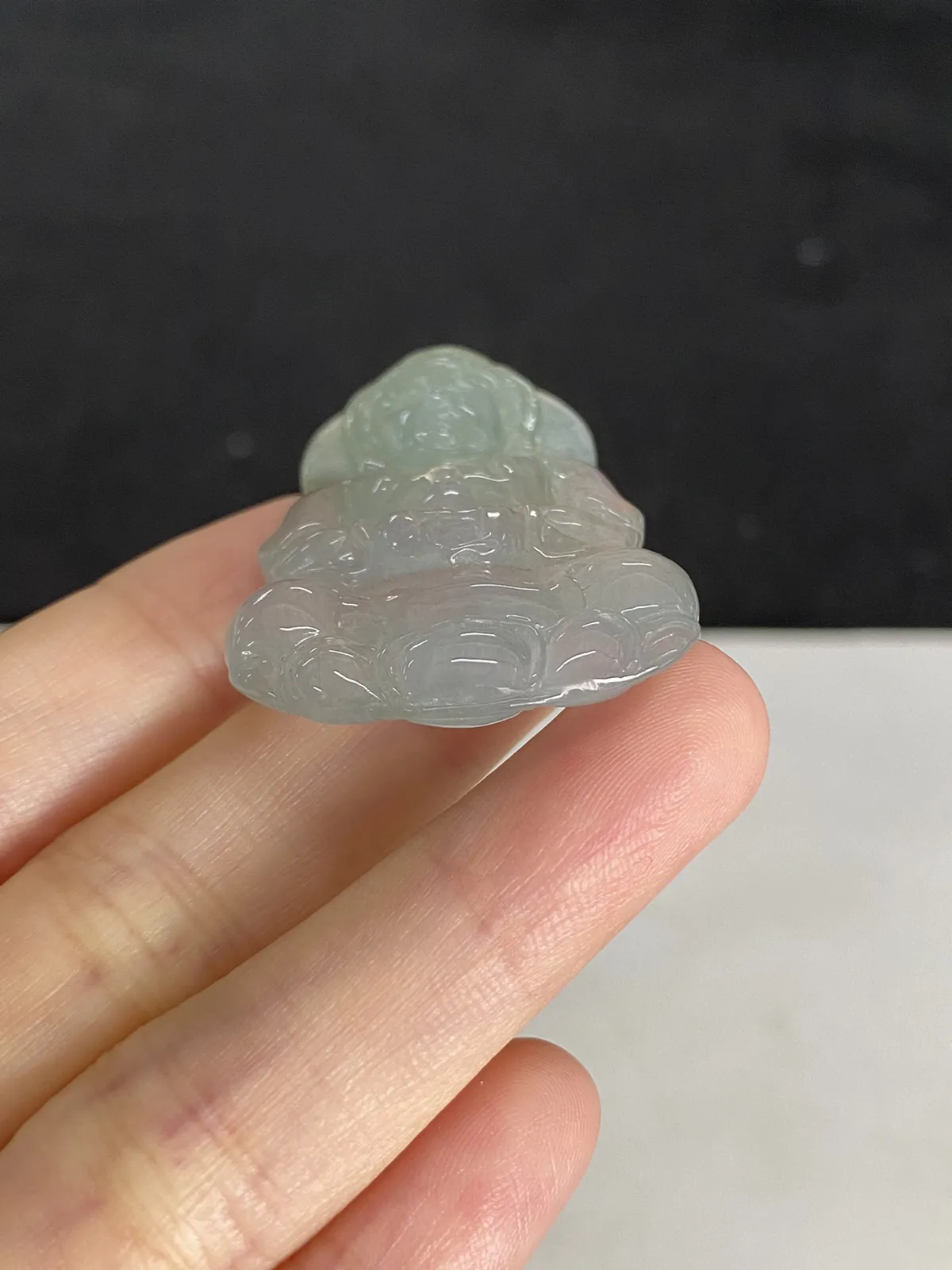 翡翠冰糯种吊坠