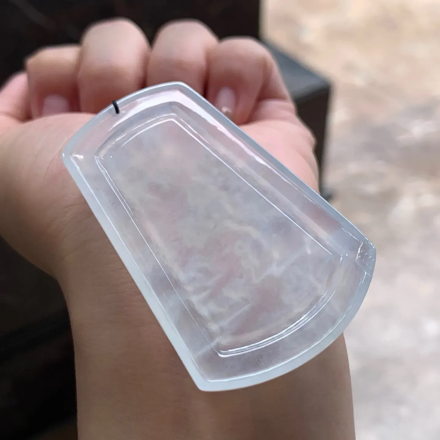 冰种山水牌
 意境美～
