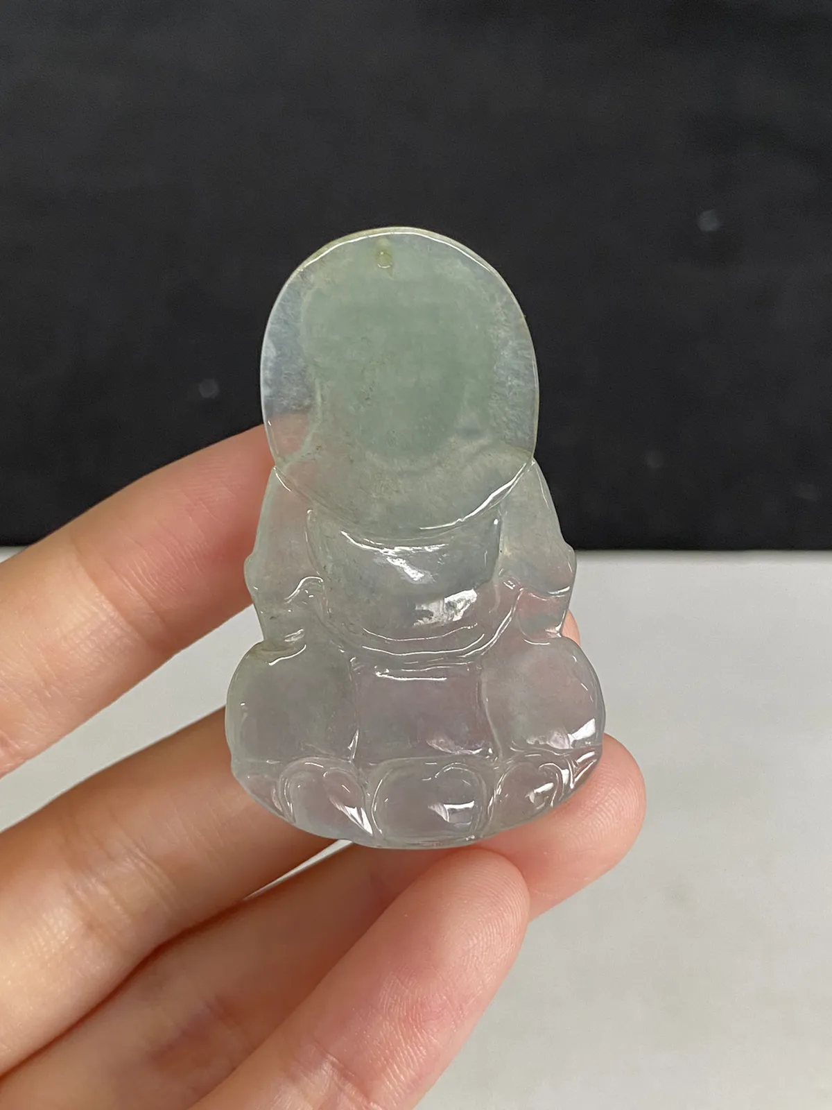 翡翠冰糯种吊坠