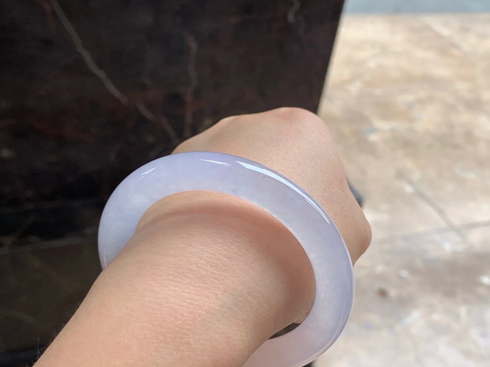 55.5-10.3

冰紫圆条手镯^_^种水好