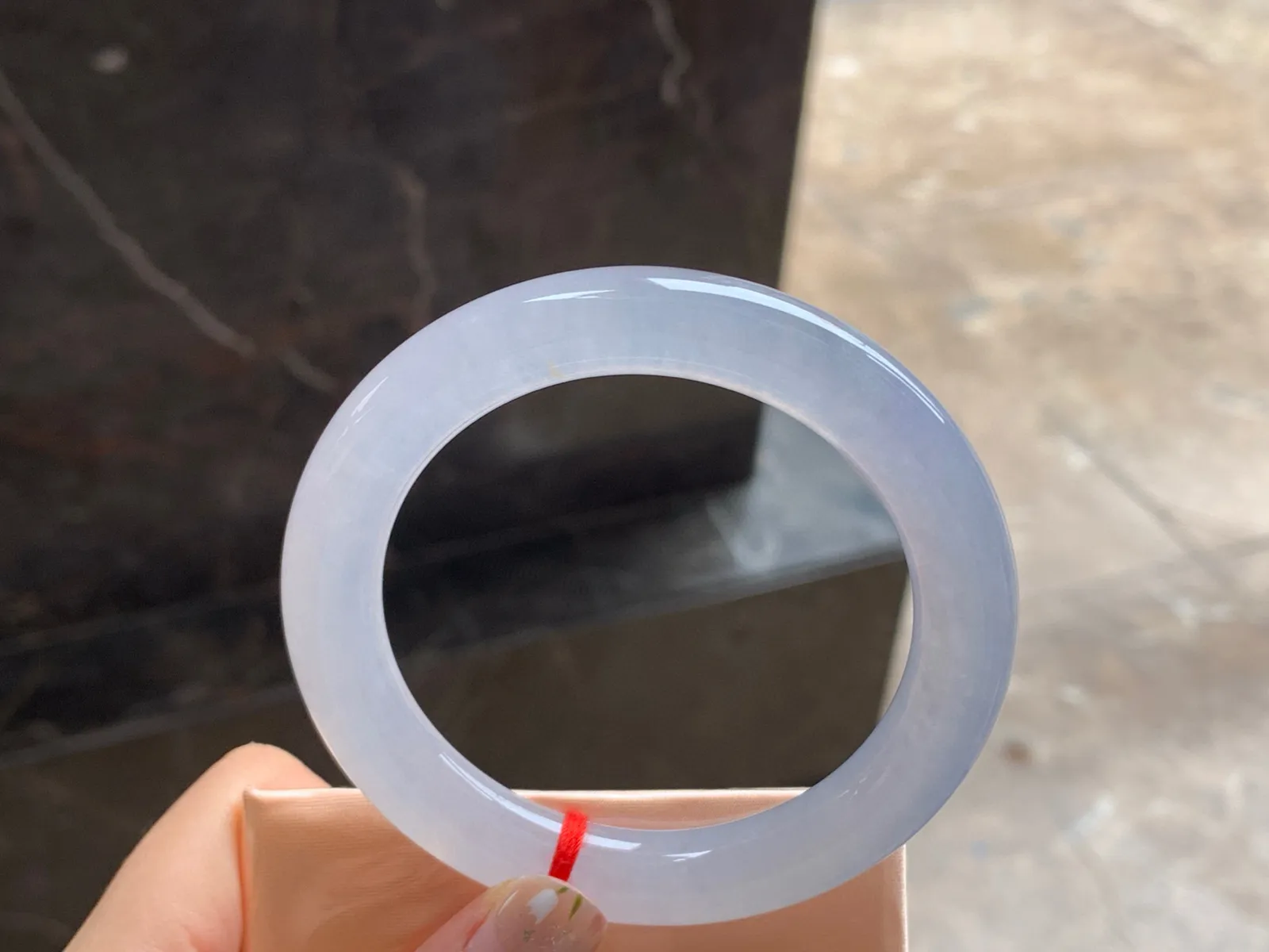 55.5-10.3

冰紫圆条手镯^_^种水好