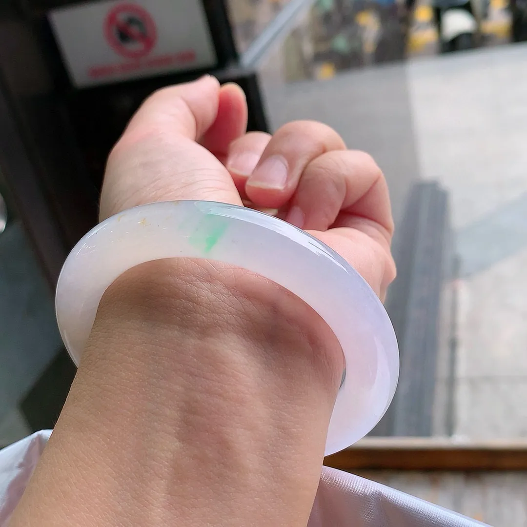 圆条高冰福禄寿 一丝棉根  尺寸:54.1/11.1 种色俱佳