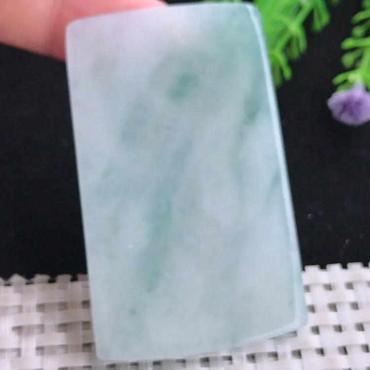 自然光61.2/38/6.3老坑精美冰胶水灵御龙观音吊坠玉石玉坠挂件
