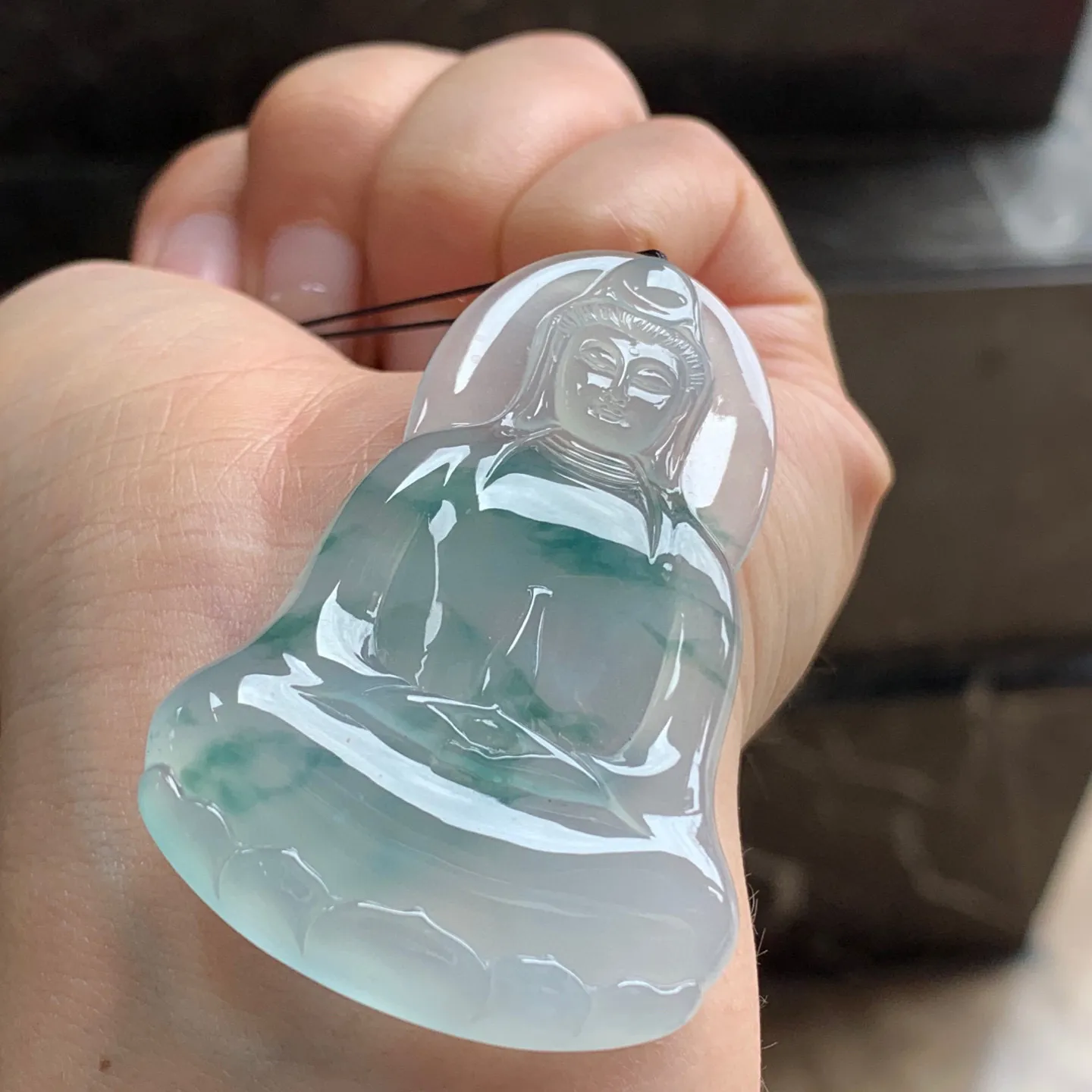 冰飘花观音
佩戴大气～