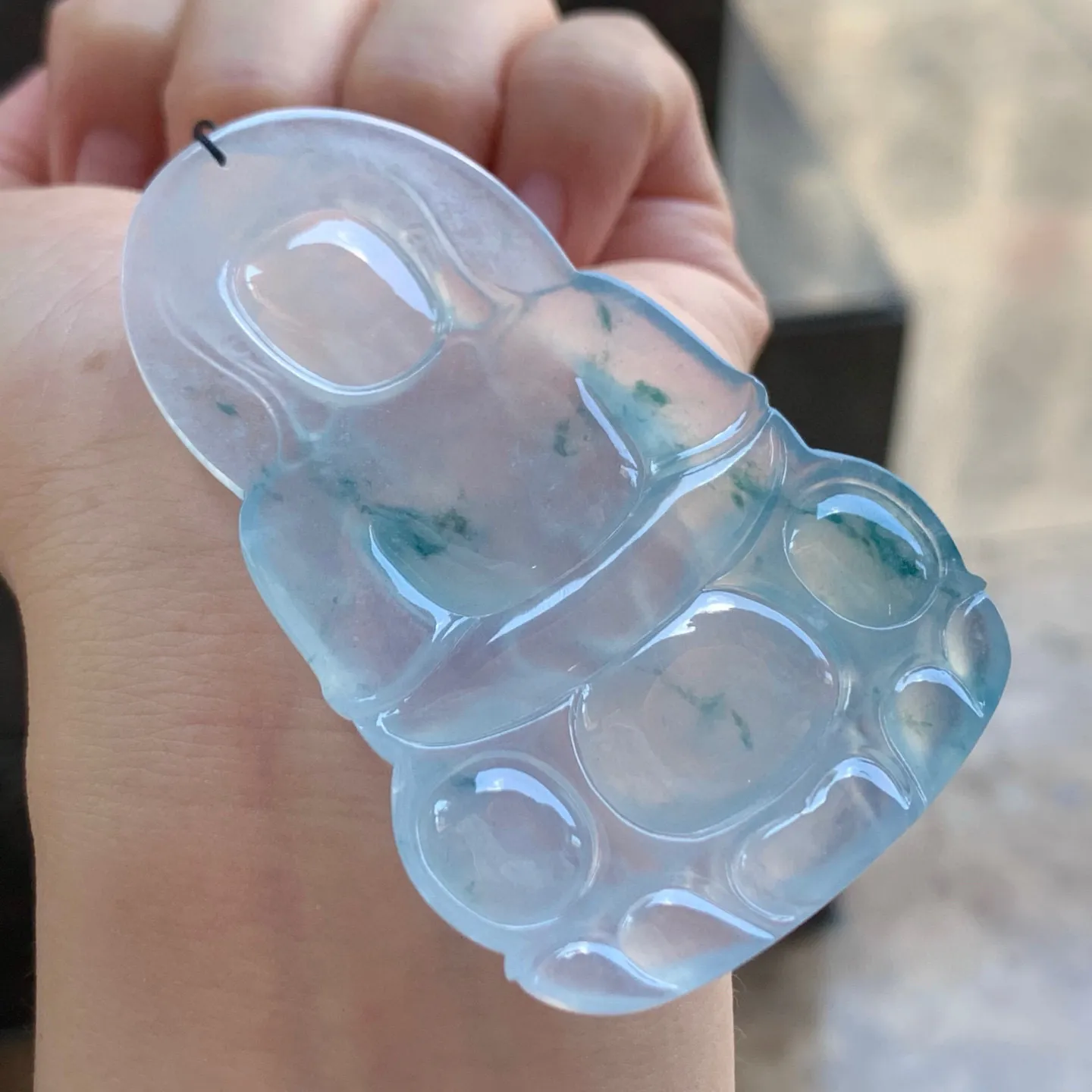 冰种飘花观音
种好水足 大气