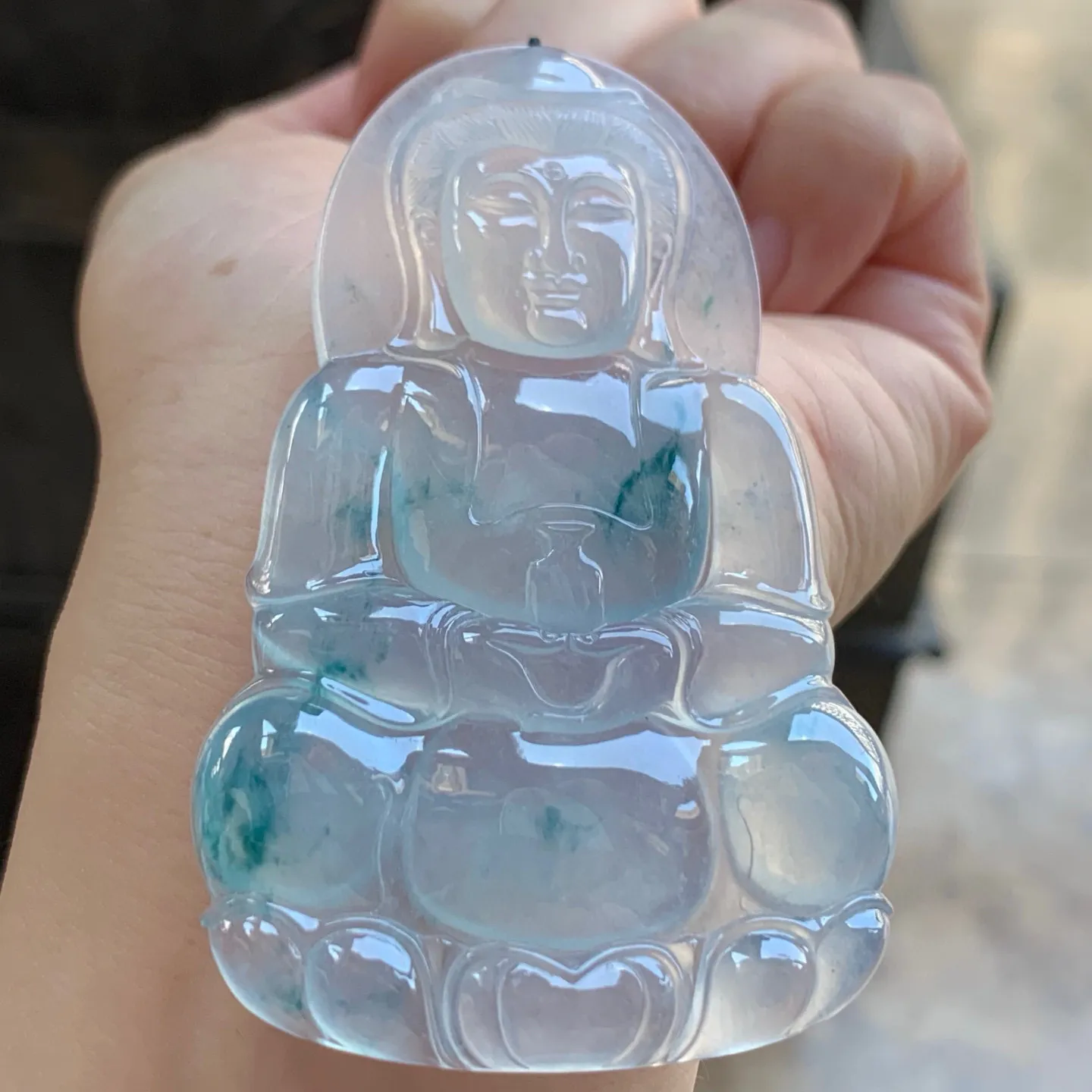 冰种飘花观音
种好水足 大气