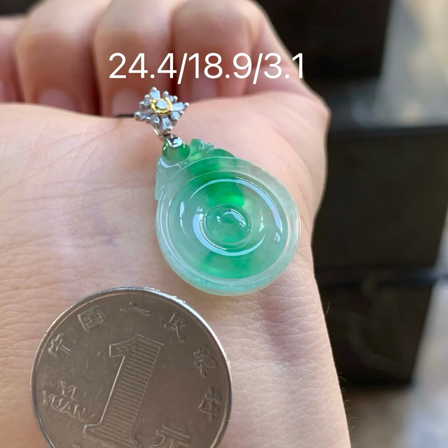冰阳绿福在眼前
种好水足  金扣