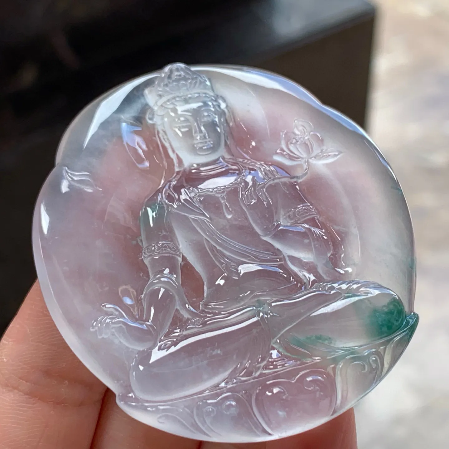 高冰飘花观音
种老水足 大气