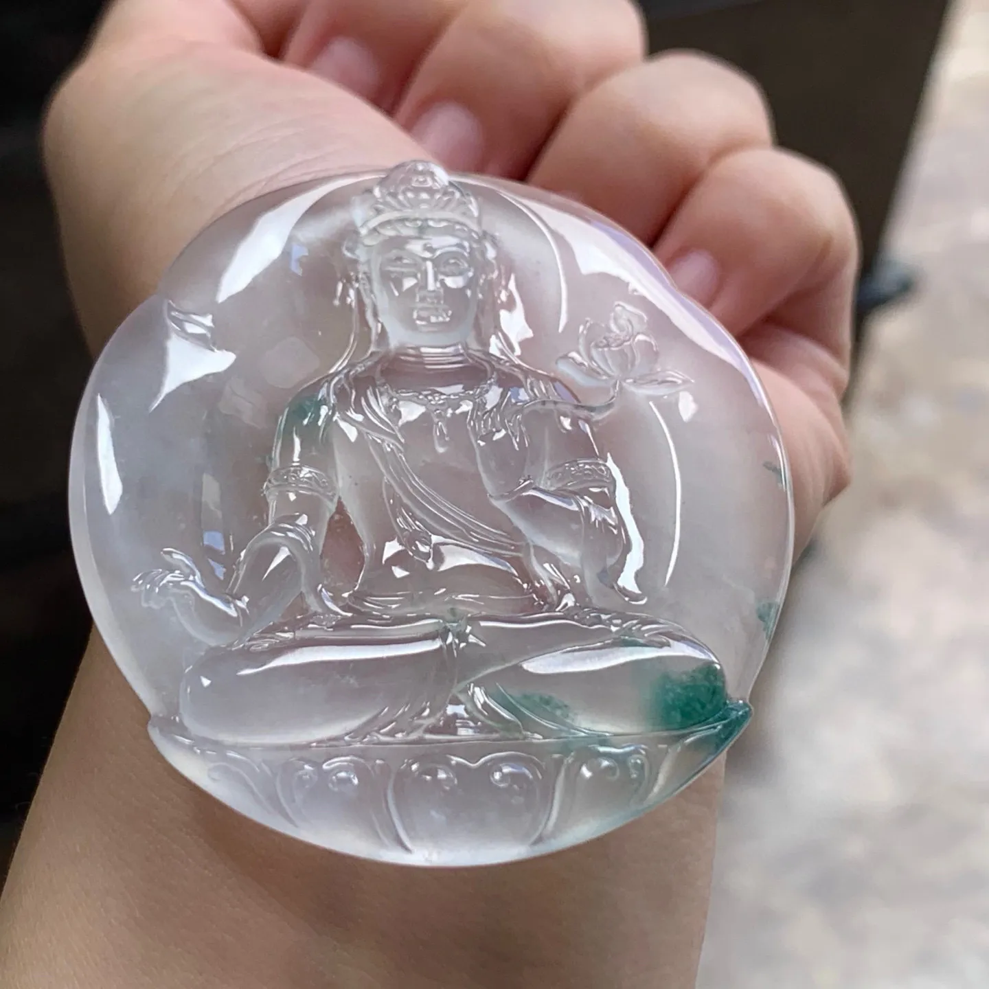 高冰飘花观音
种老水足 大气