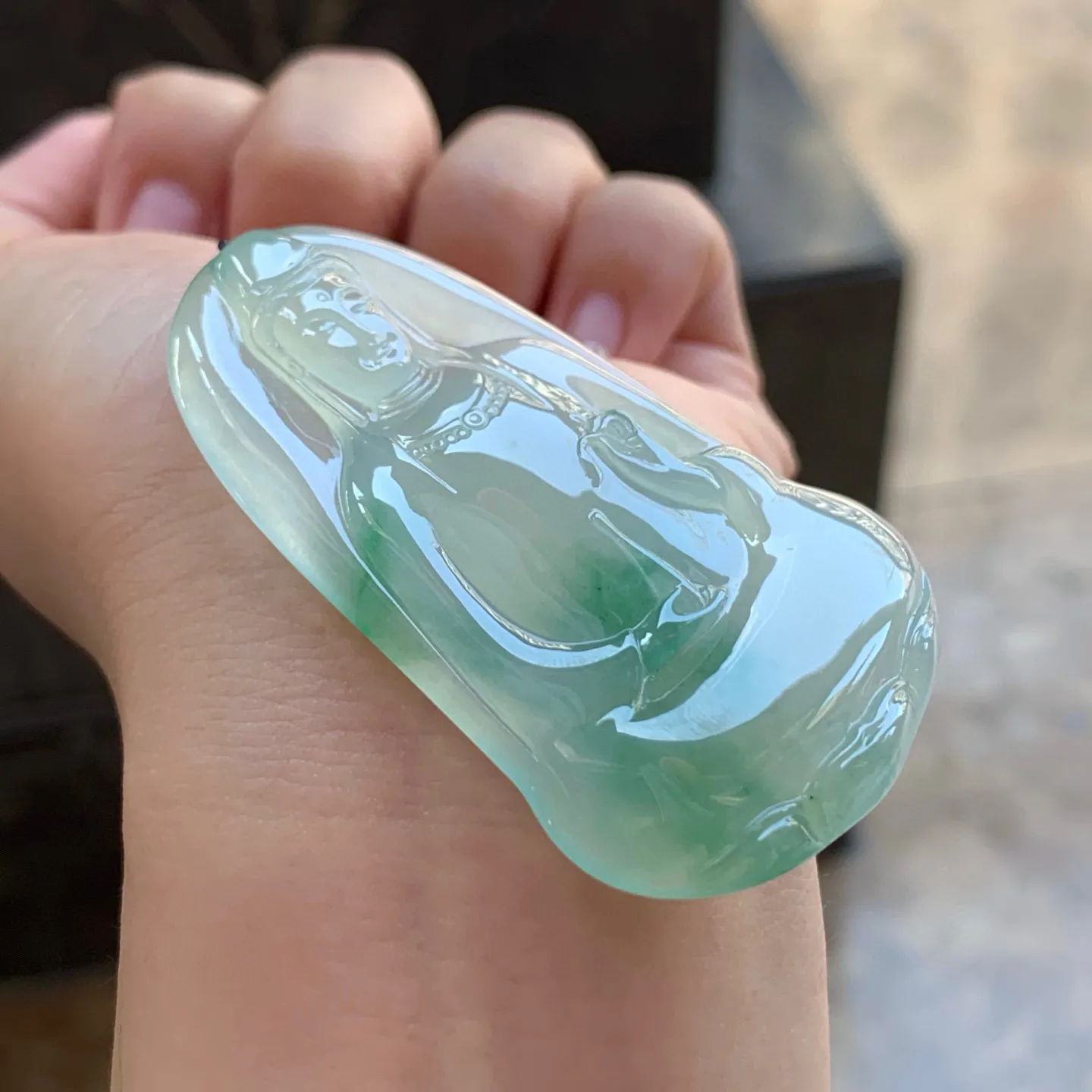 冰飘花如意观音
水润