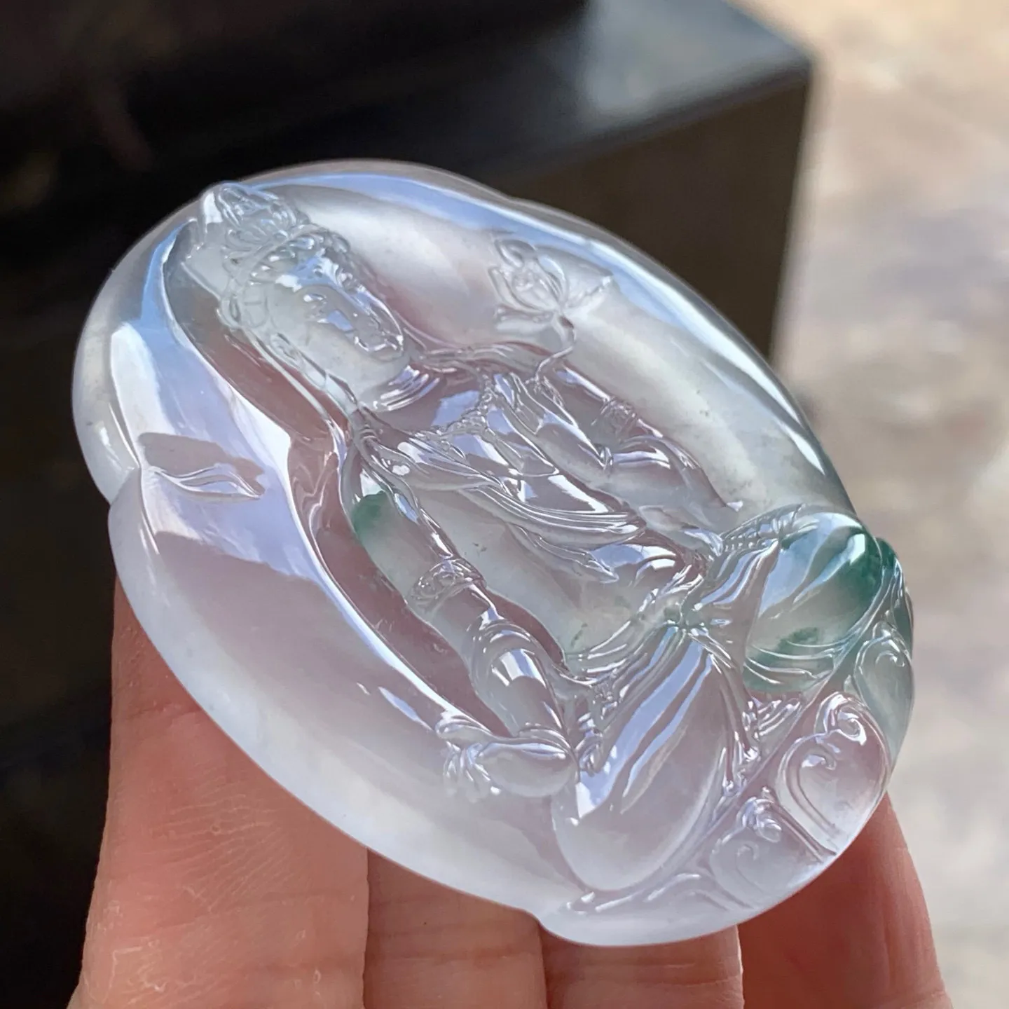 高冰飘花观音
种老水足 大气