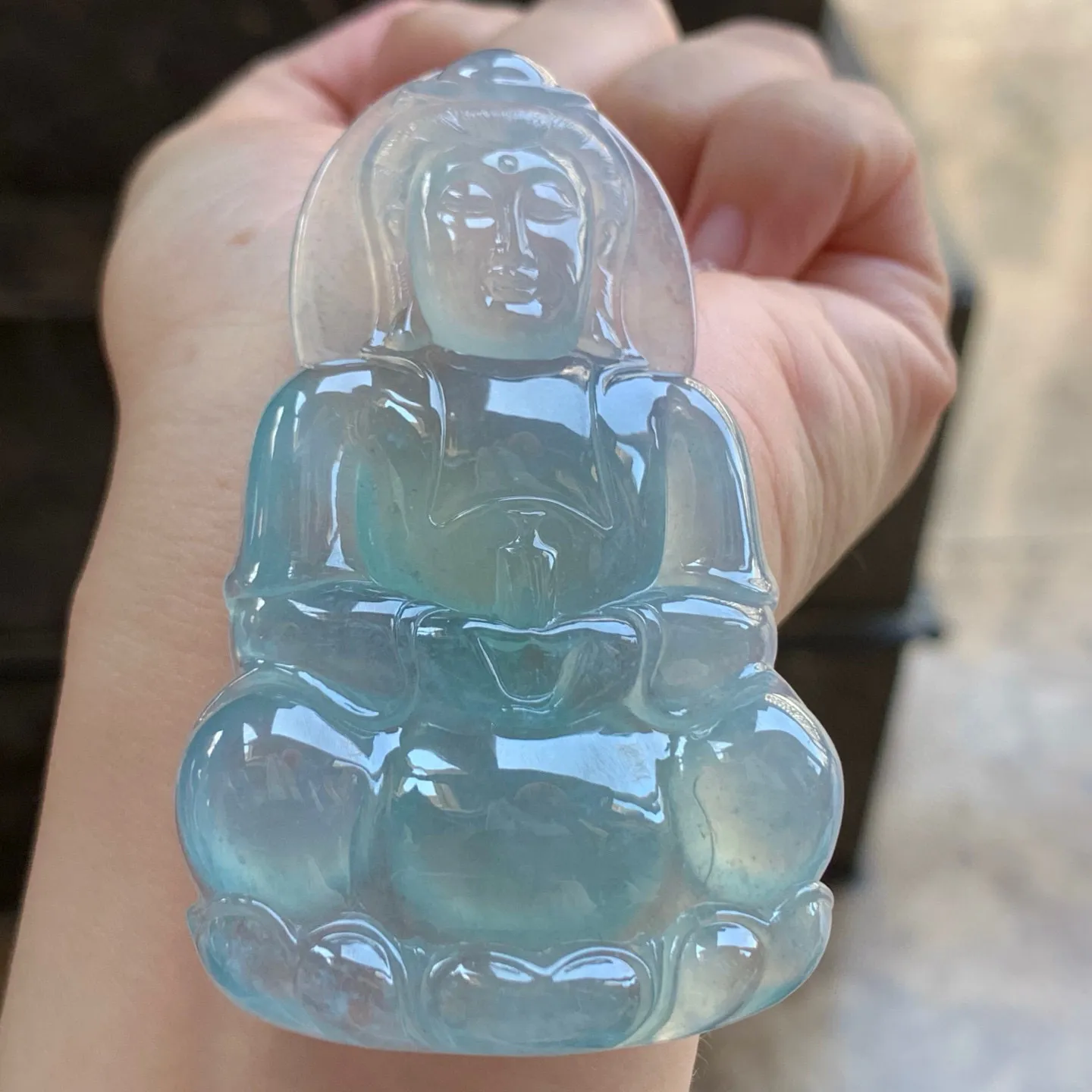 冰种观音
大气厚装品相好