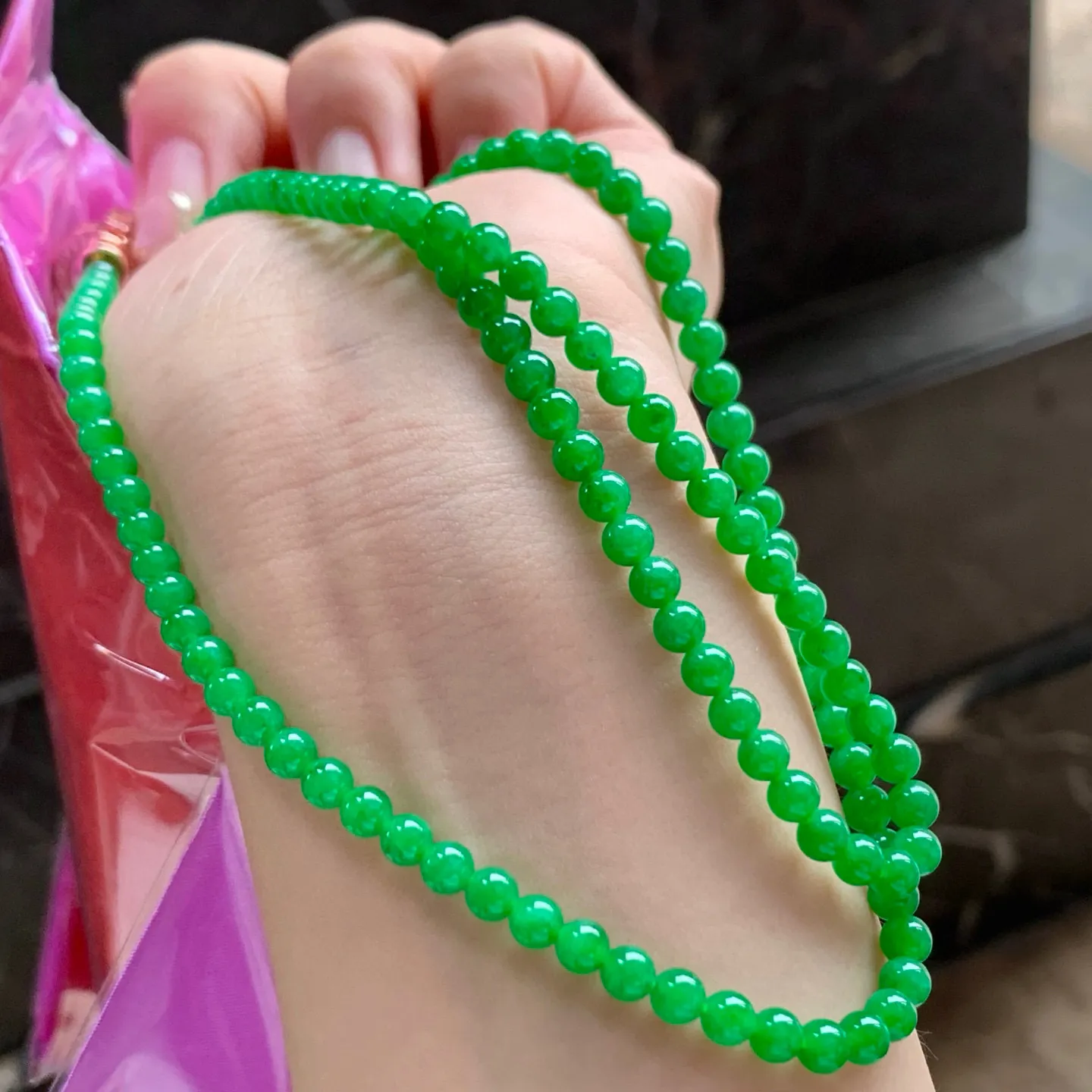 辣绿珠链
颜色漂亮 干净清爽