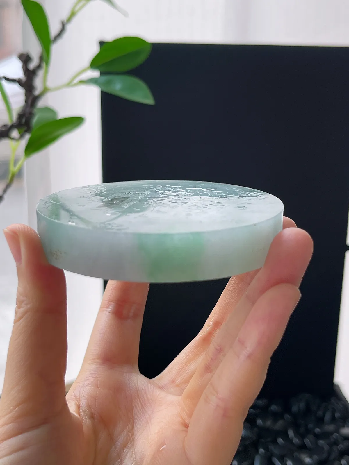 翡翠镯饼，⭕️正圈最大做57，圆条最大做53