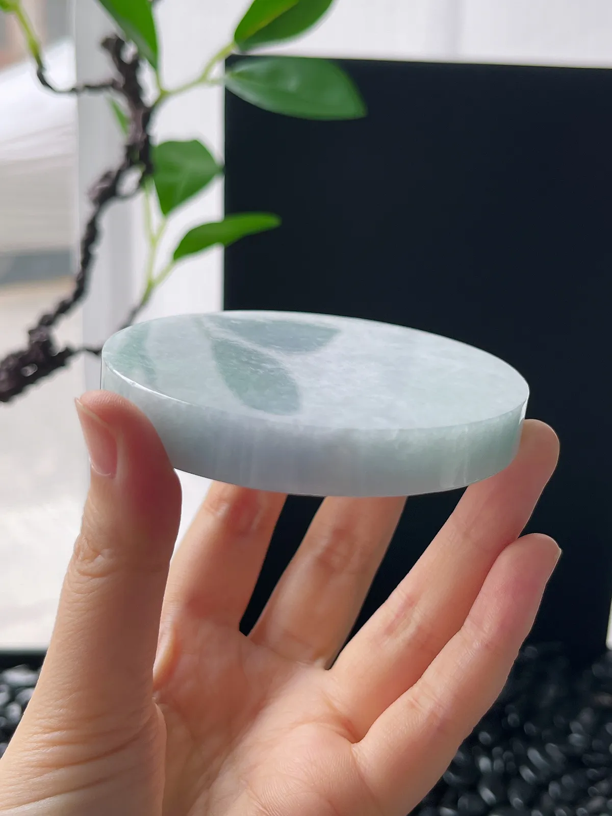 翡翠镯饼，⭕️正圈最大做56，圆条最大做52