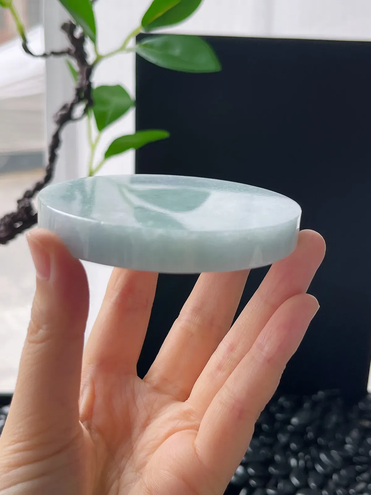翡翠镯饼，⭕️正圈最大做56，圆条最大做52
