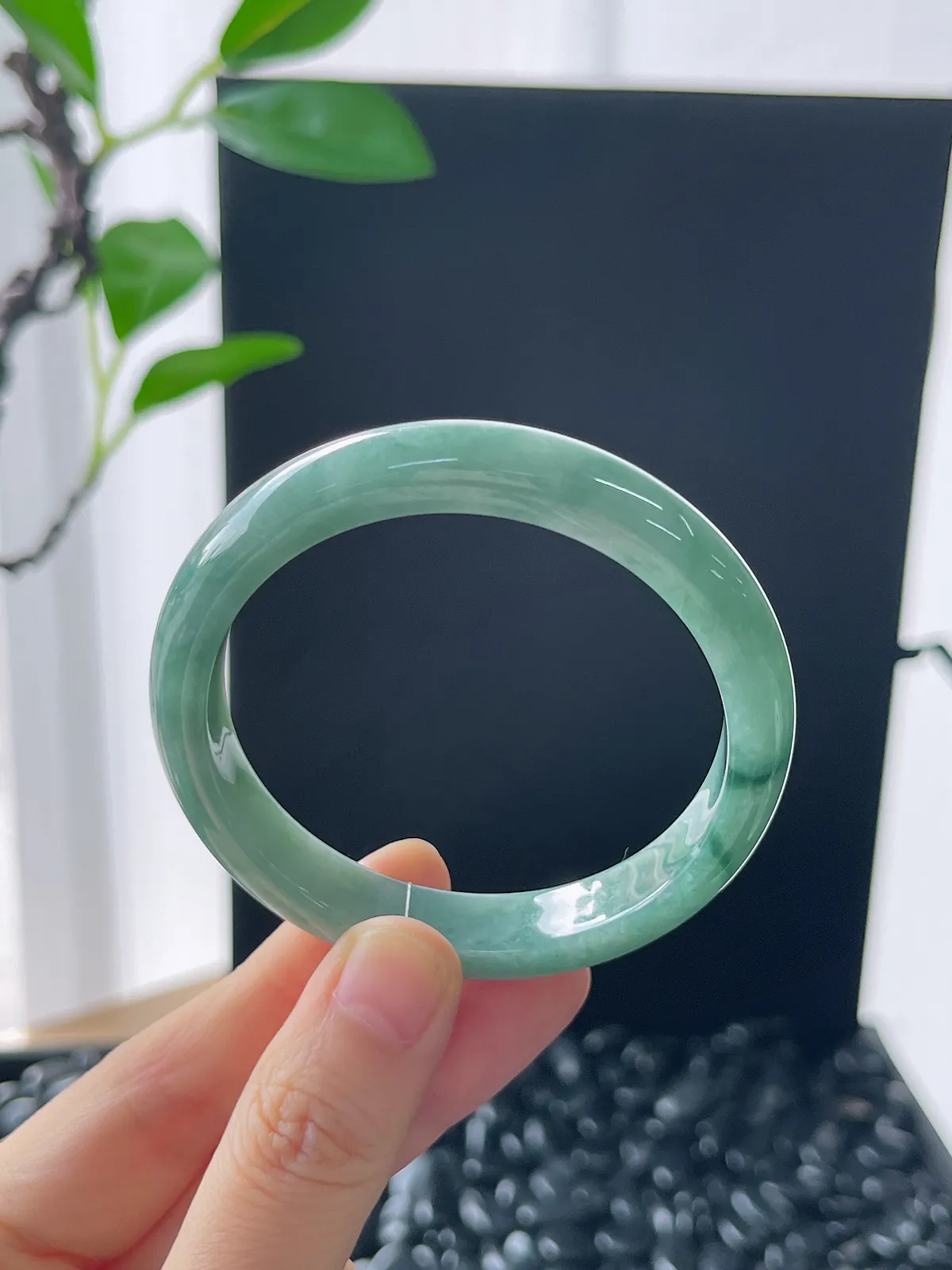 正圈52圈口，翡翠手镯
