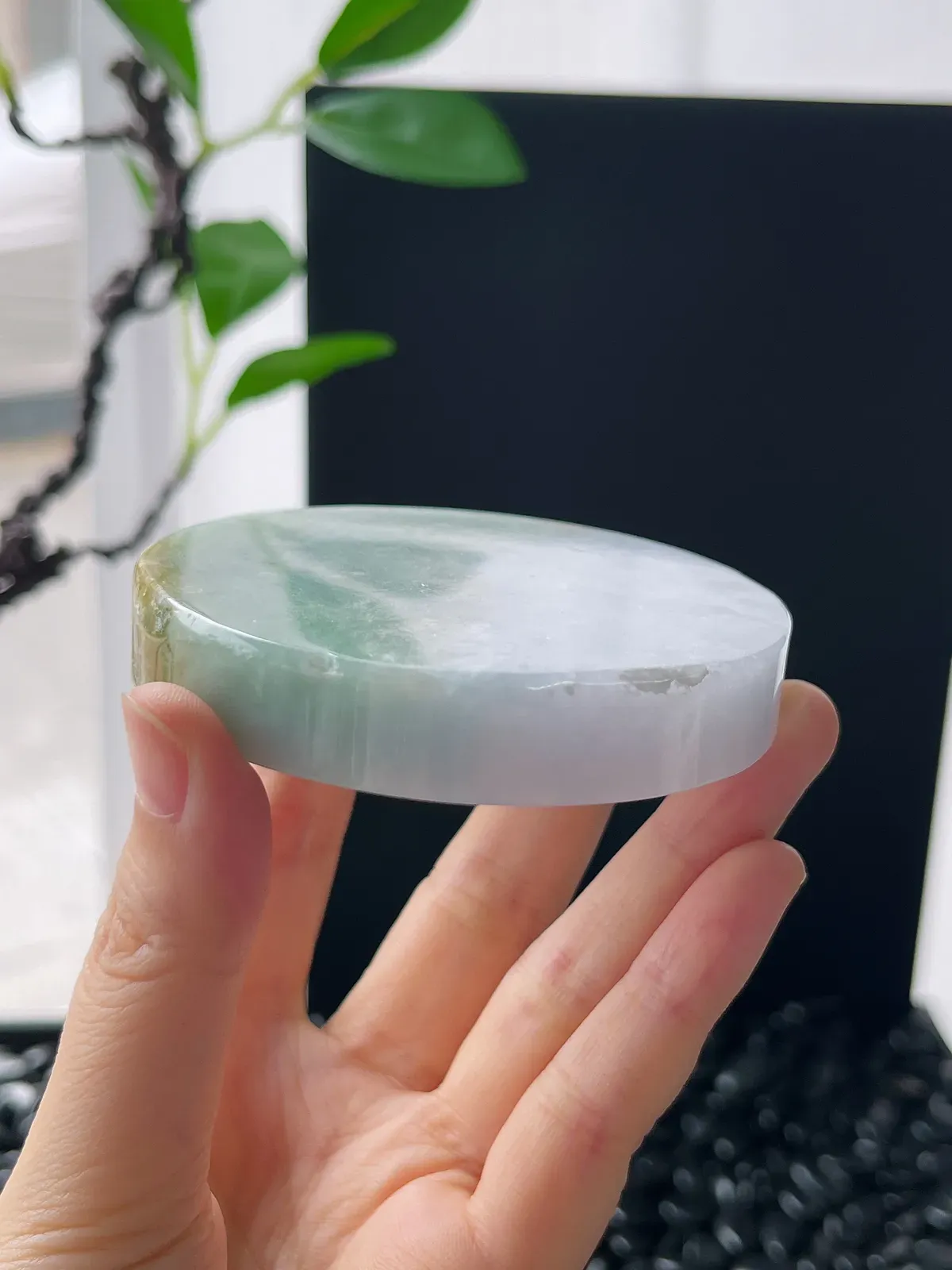 翡翠镯饼，⭕️正圈最大做56，圆条最大做52