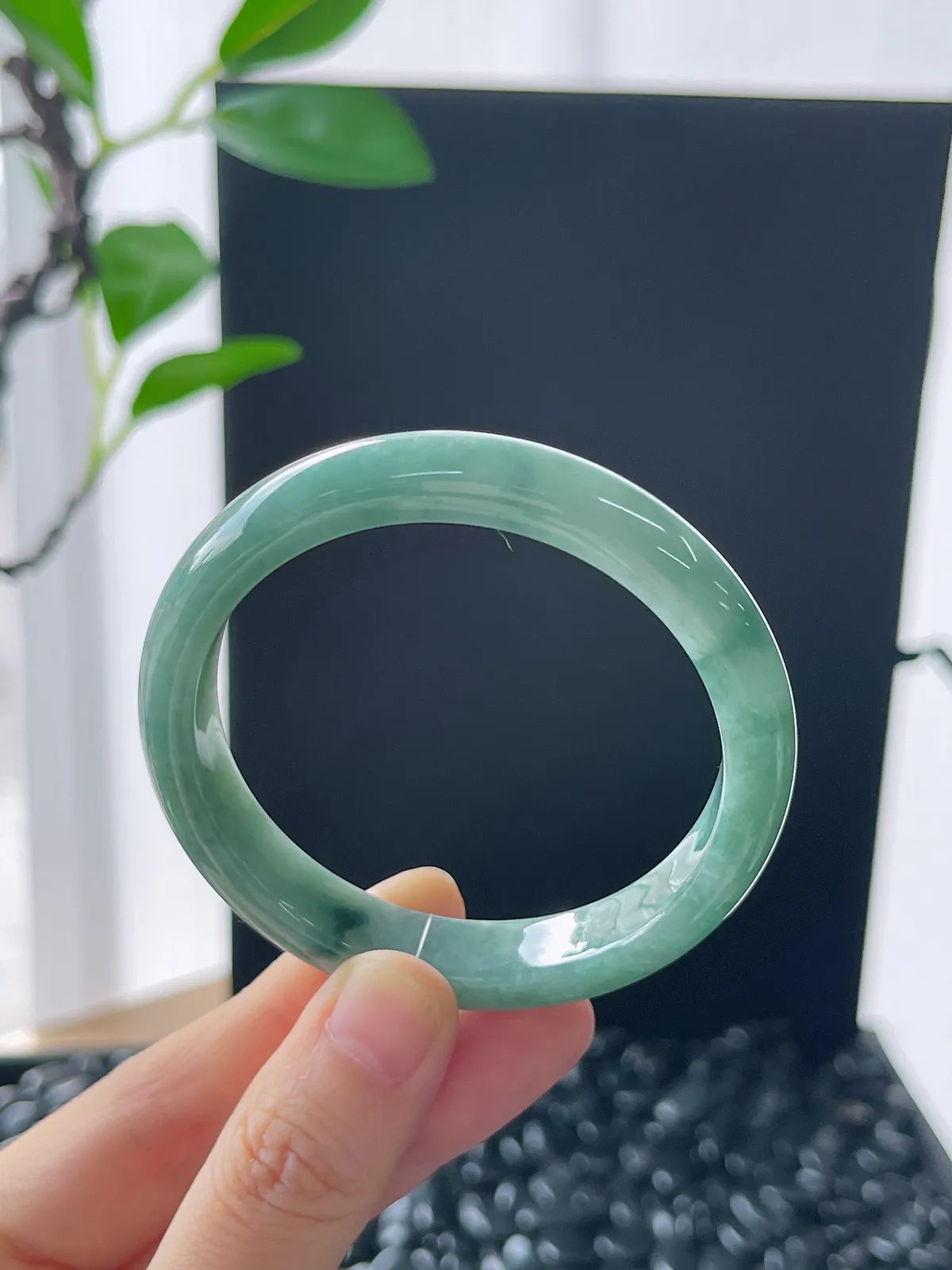 正圈52圈口，翡翠手镯