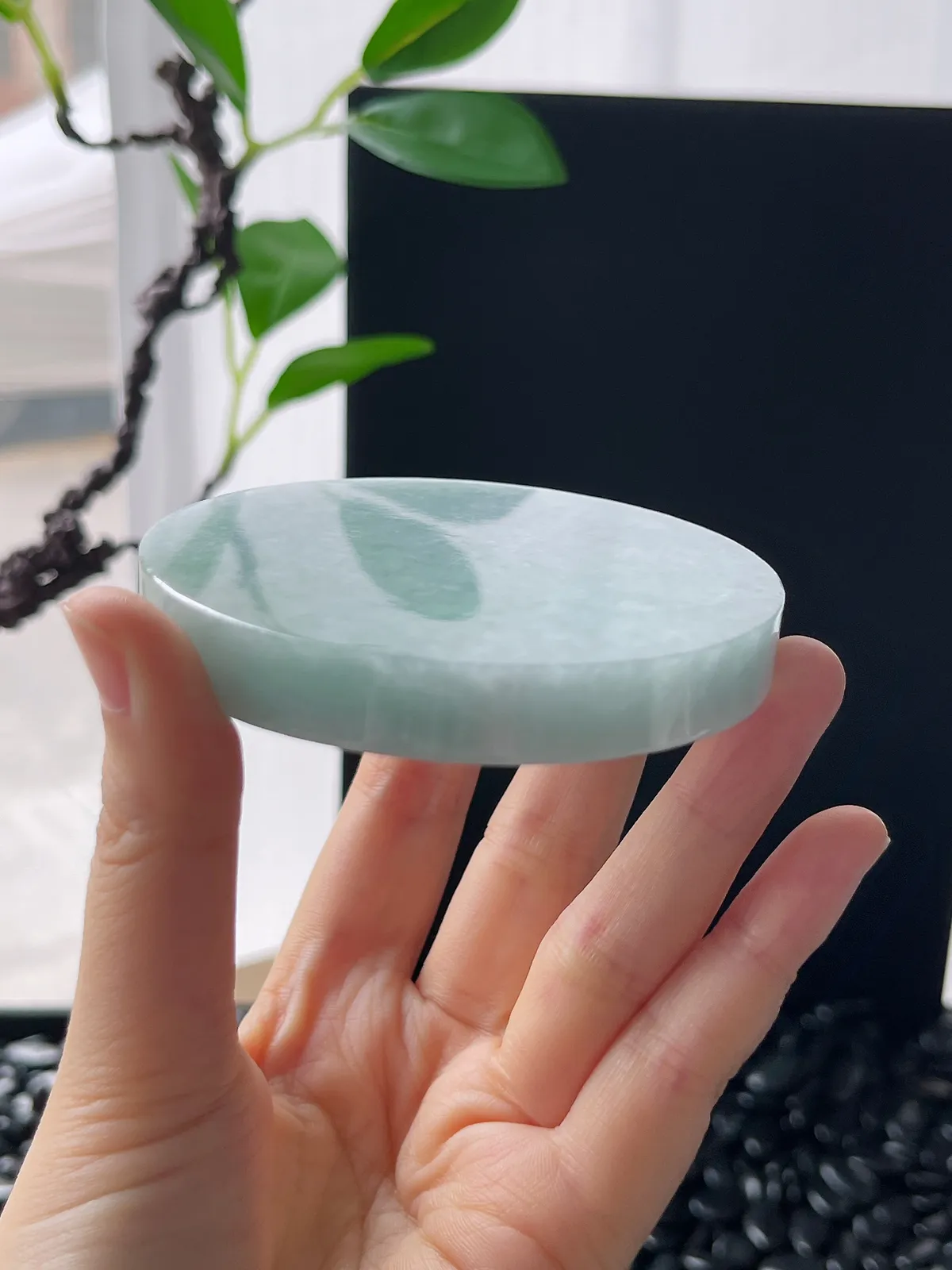 翡翠镯饼，⭕️正圈最大做56，圆条最大做52