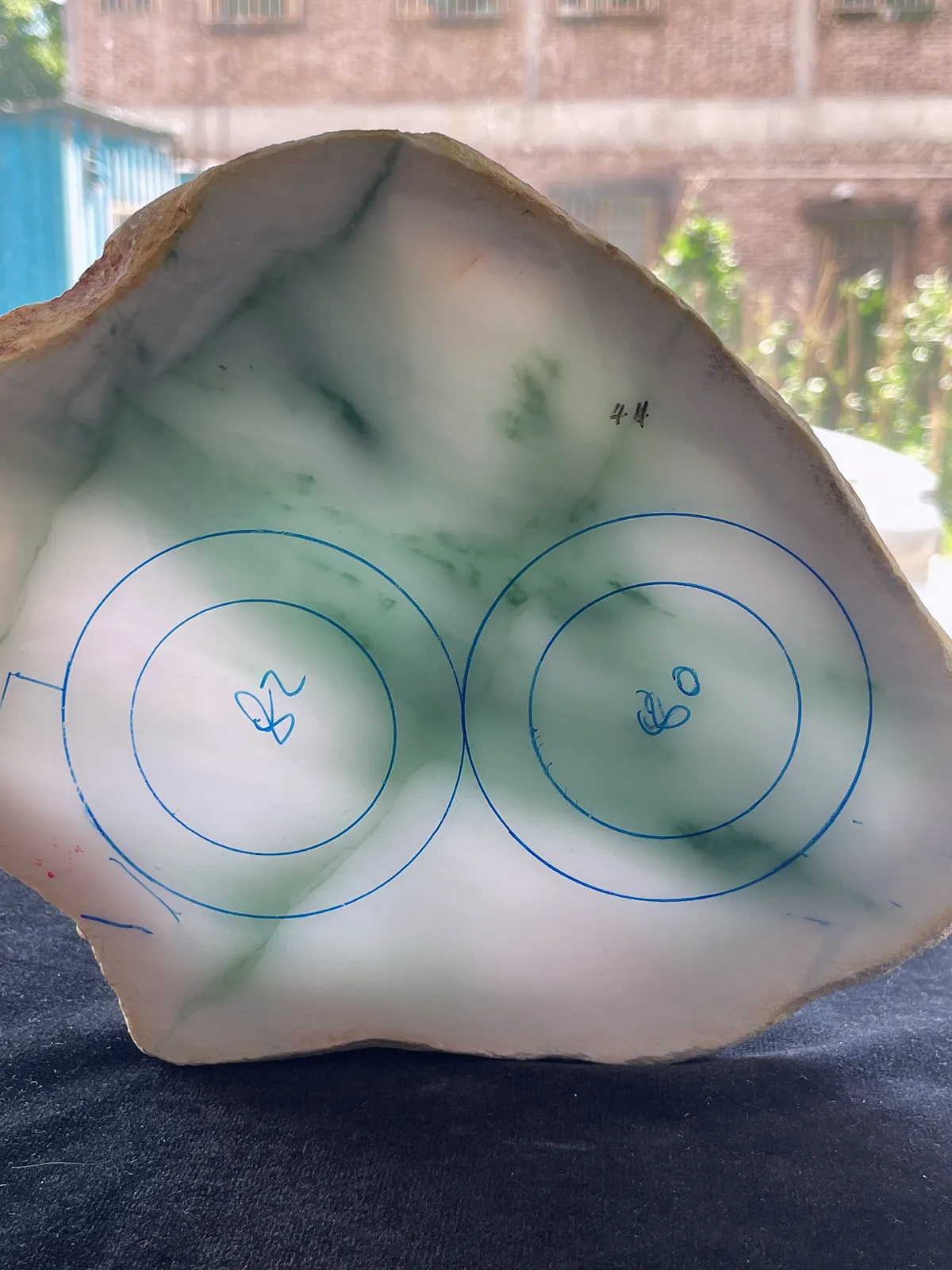 翡翠板料，⭕️正圈最大做66，圆条最大做62