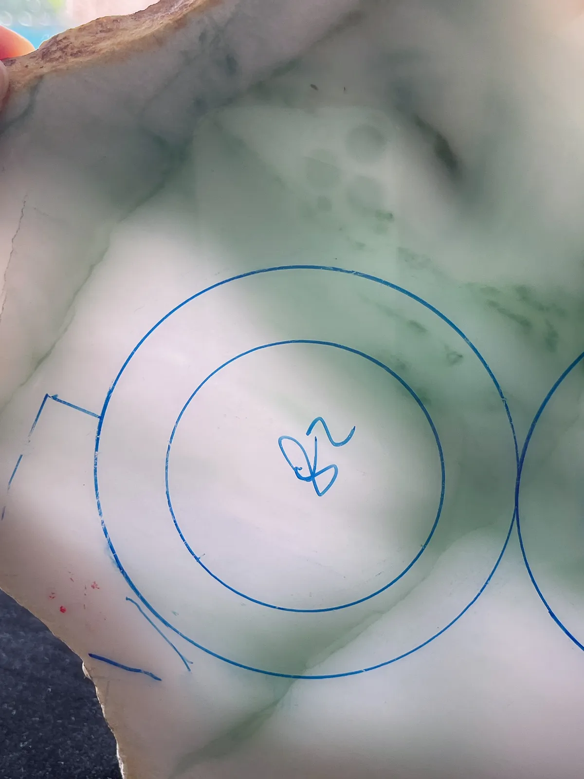 翡翠板料，⭕️正圈最大做66，圆条最大做62