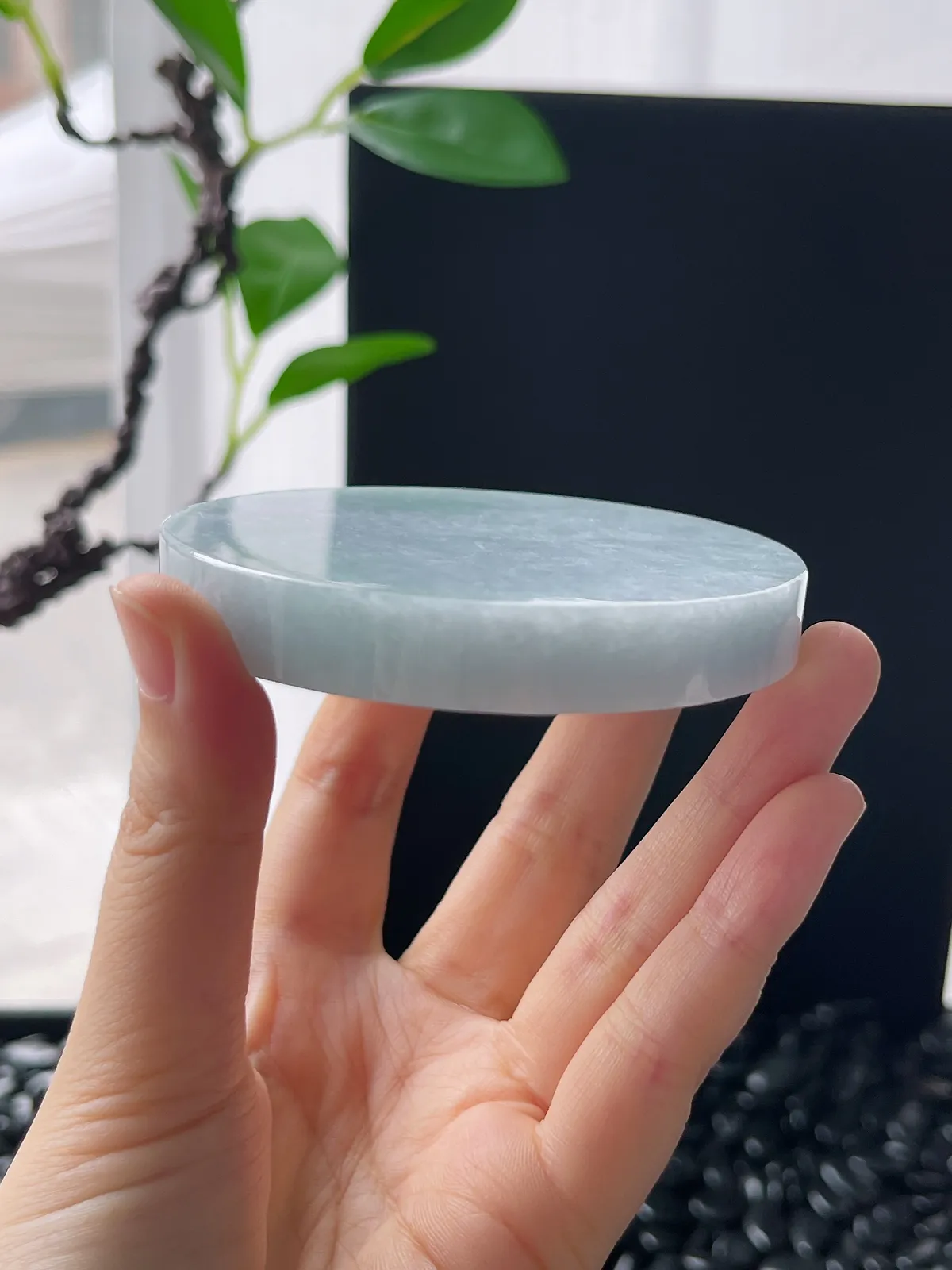 翡翠镯饼，⭕️正圈最大做56，圆条最大做52