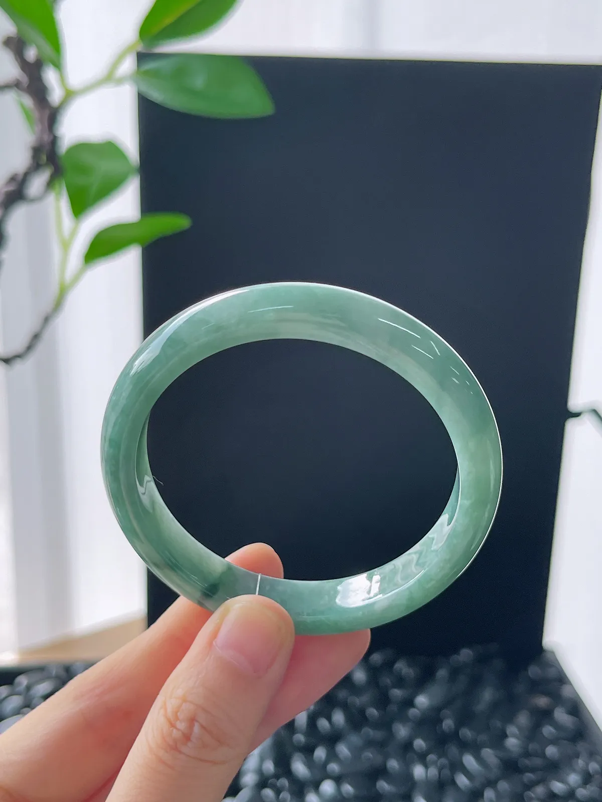 正圈52圈口，翡翠手镯