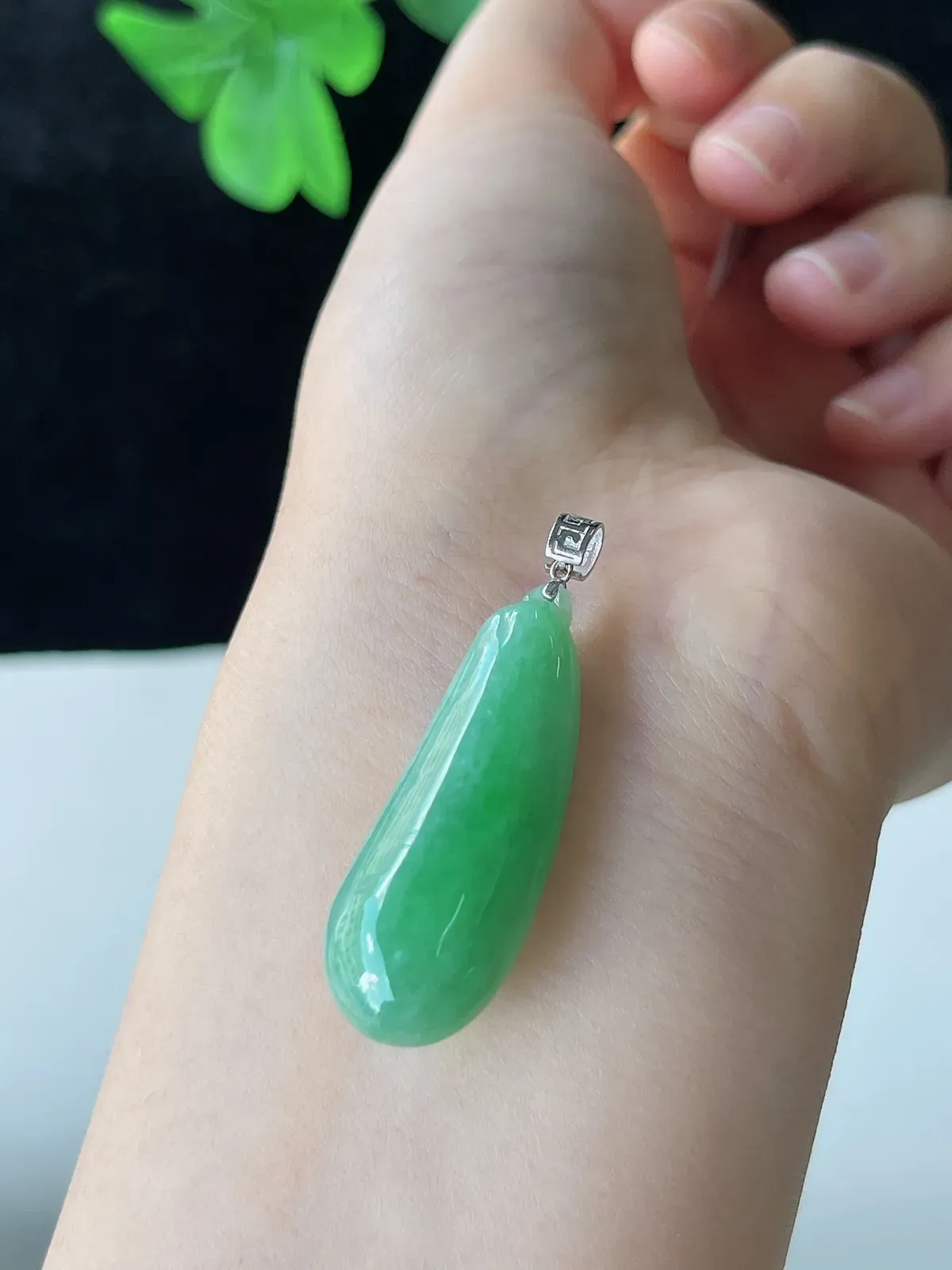 翡翠糯化种浅绿色福瓜