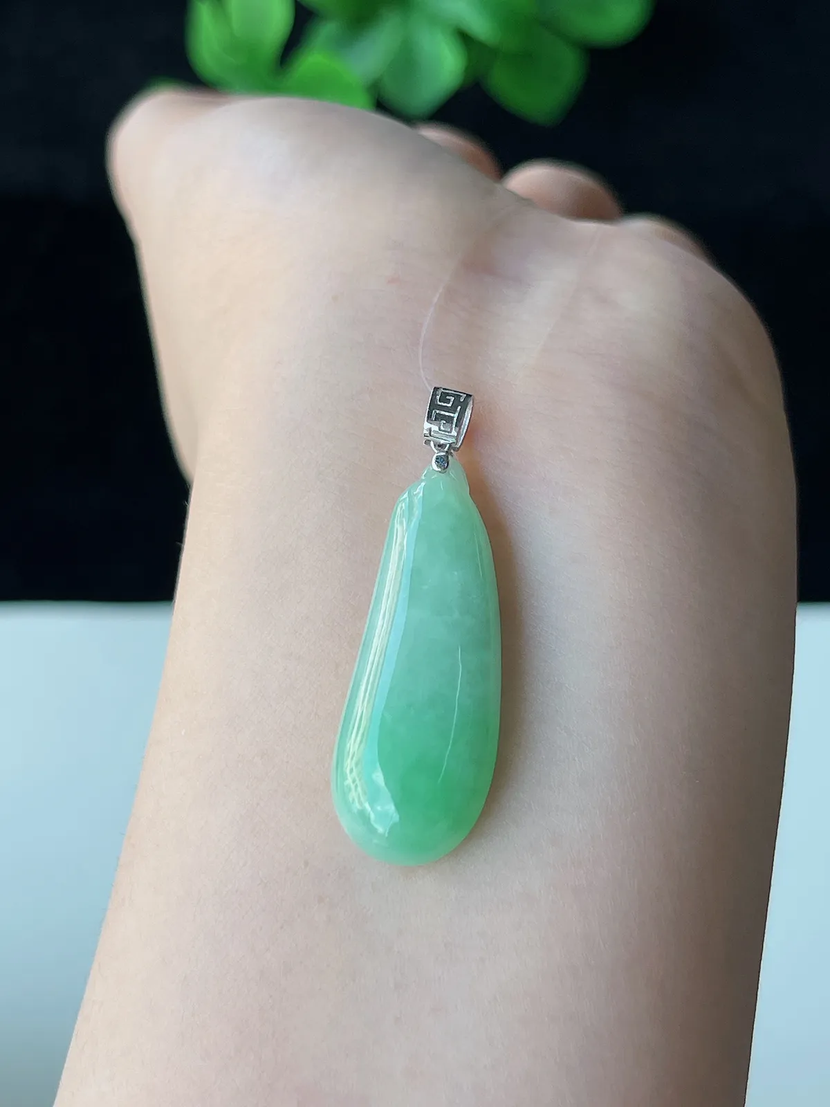 翡翠糯化种浅绿色福瓜