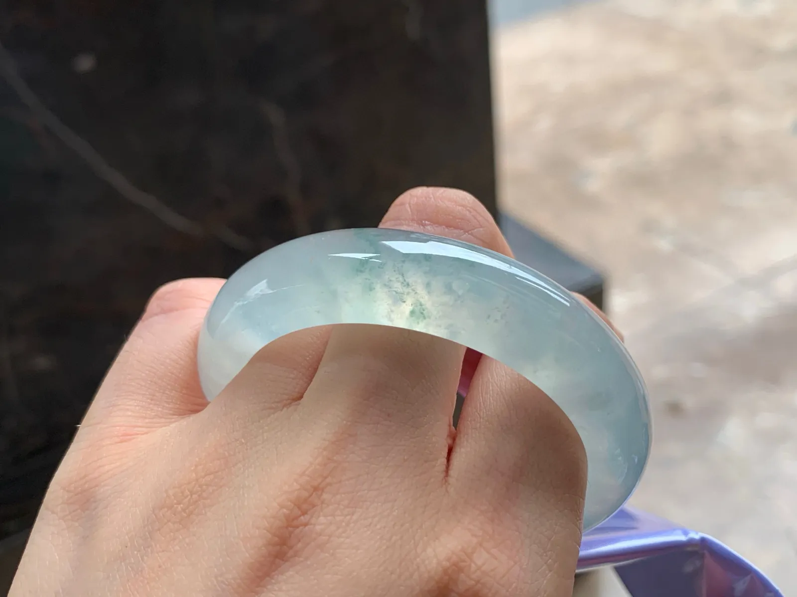 冰种手镯
种老52.2/14/8.8mm