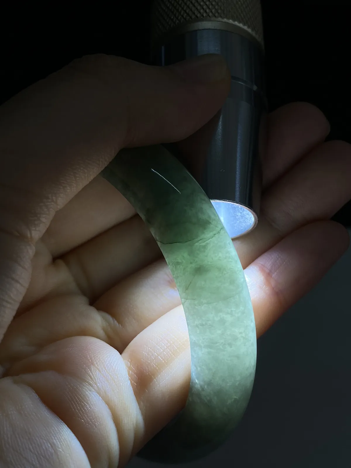 正圈55圈口，翡翠手镯