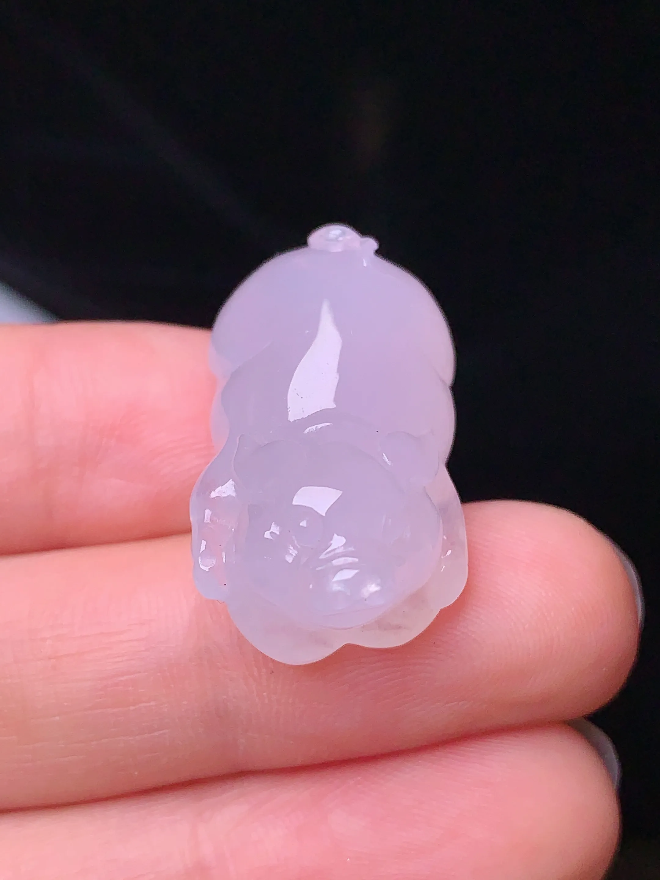 生肖猪吊坠 玉质细腻 水润亮眼  整体尺寸28.3*14.5*10.8