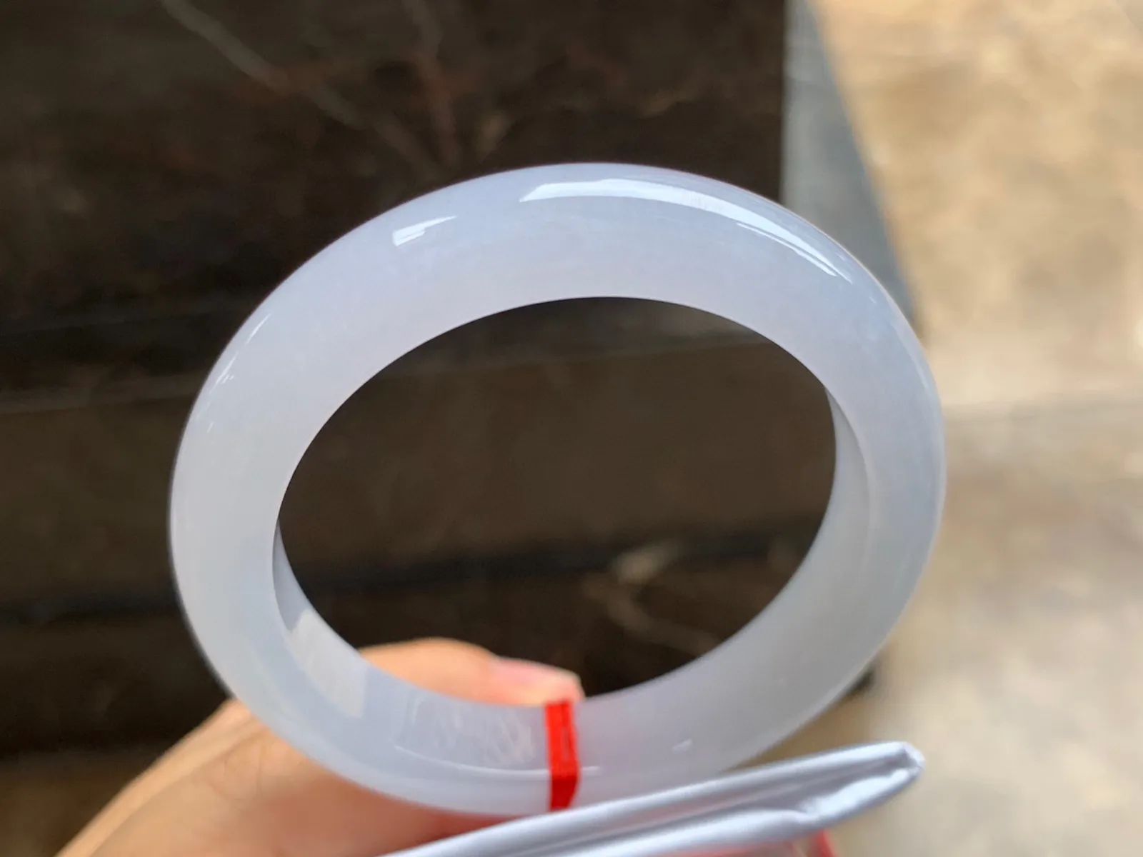 55-11.5-9mm
糯冰种手镯 细腻干净 水润