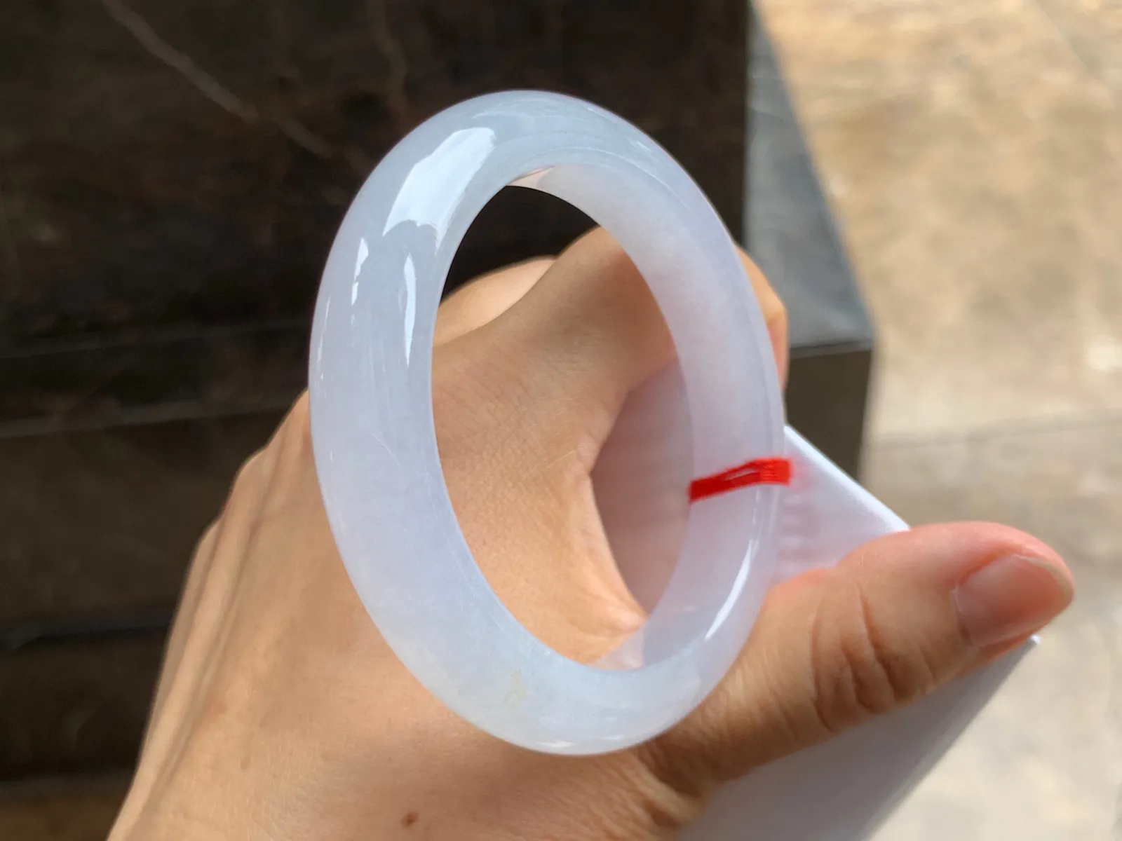55-11.5-9mm
糯冰种手镯 细腻干净 水润