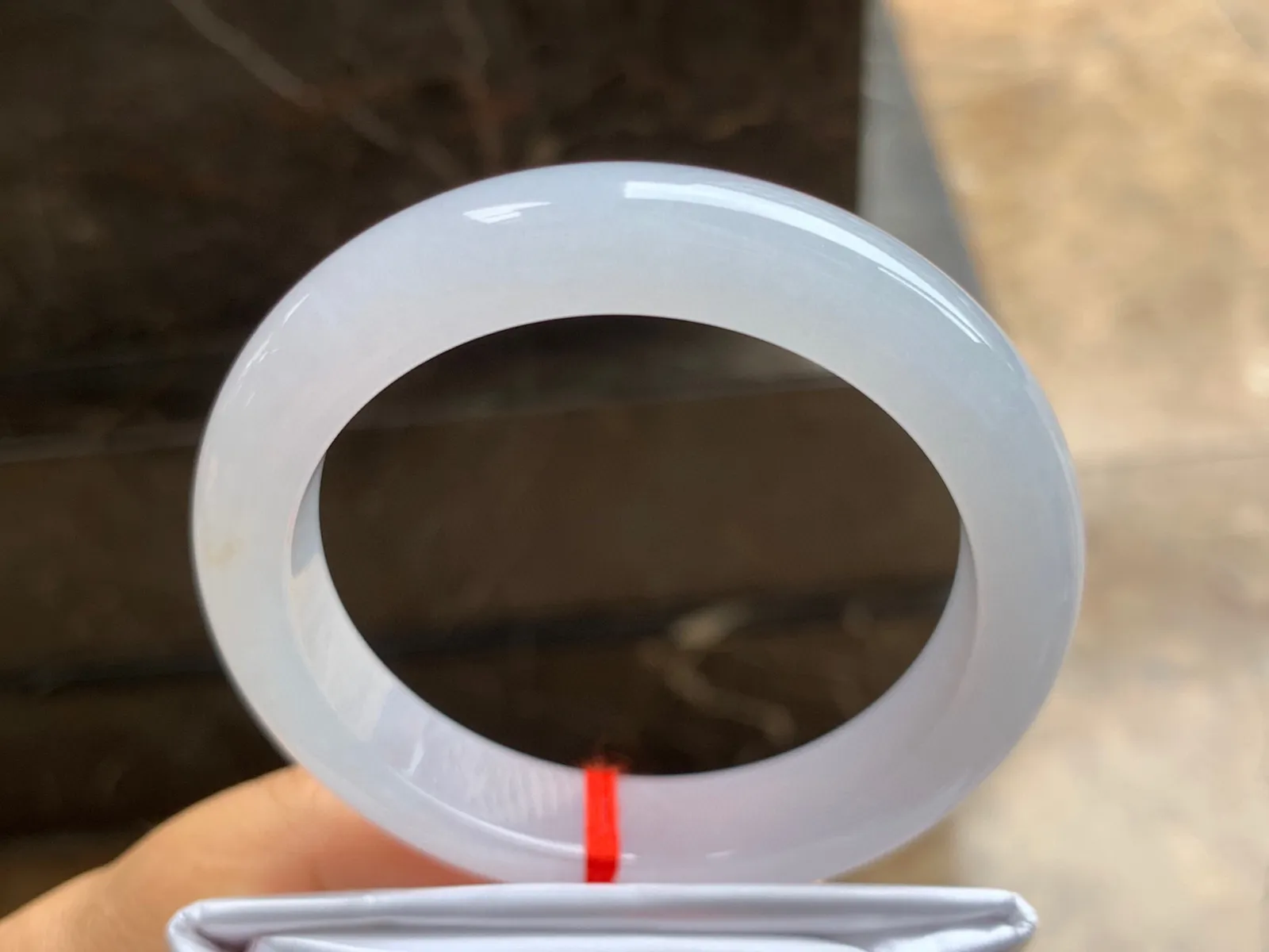 55-11.5-9mm
糯冰种手镯 细腻干净 水润