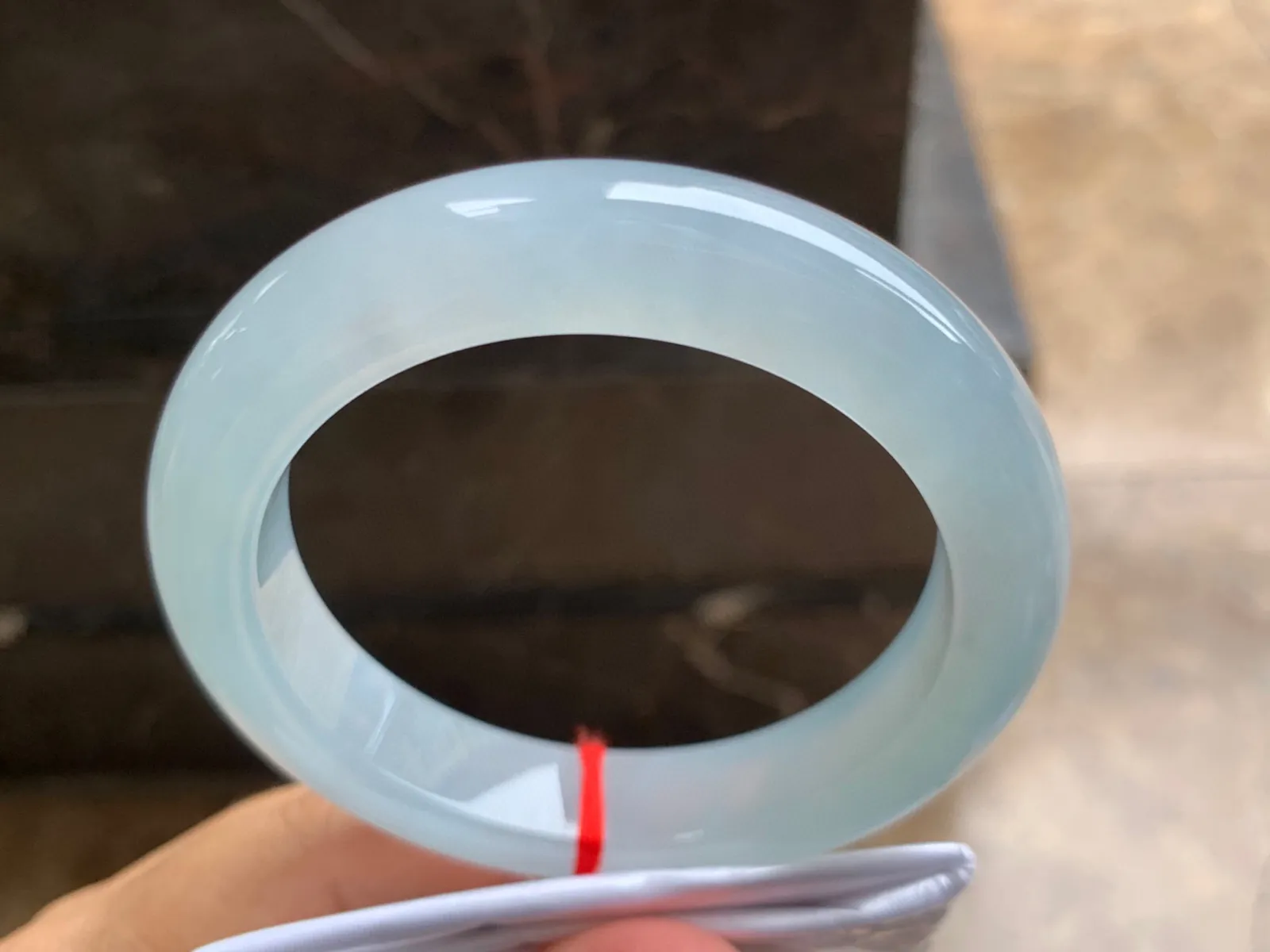 59-12.5-10.5mm
冰种带底色手镯 水润光泽 清爽