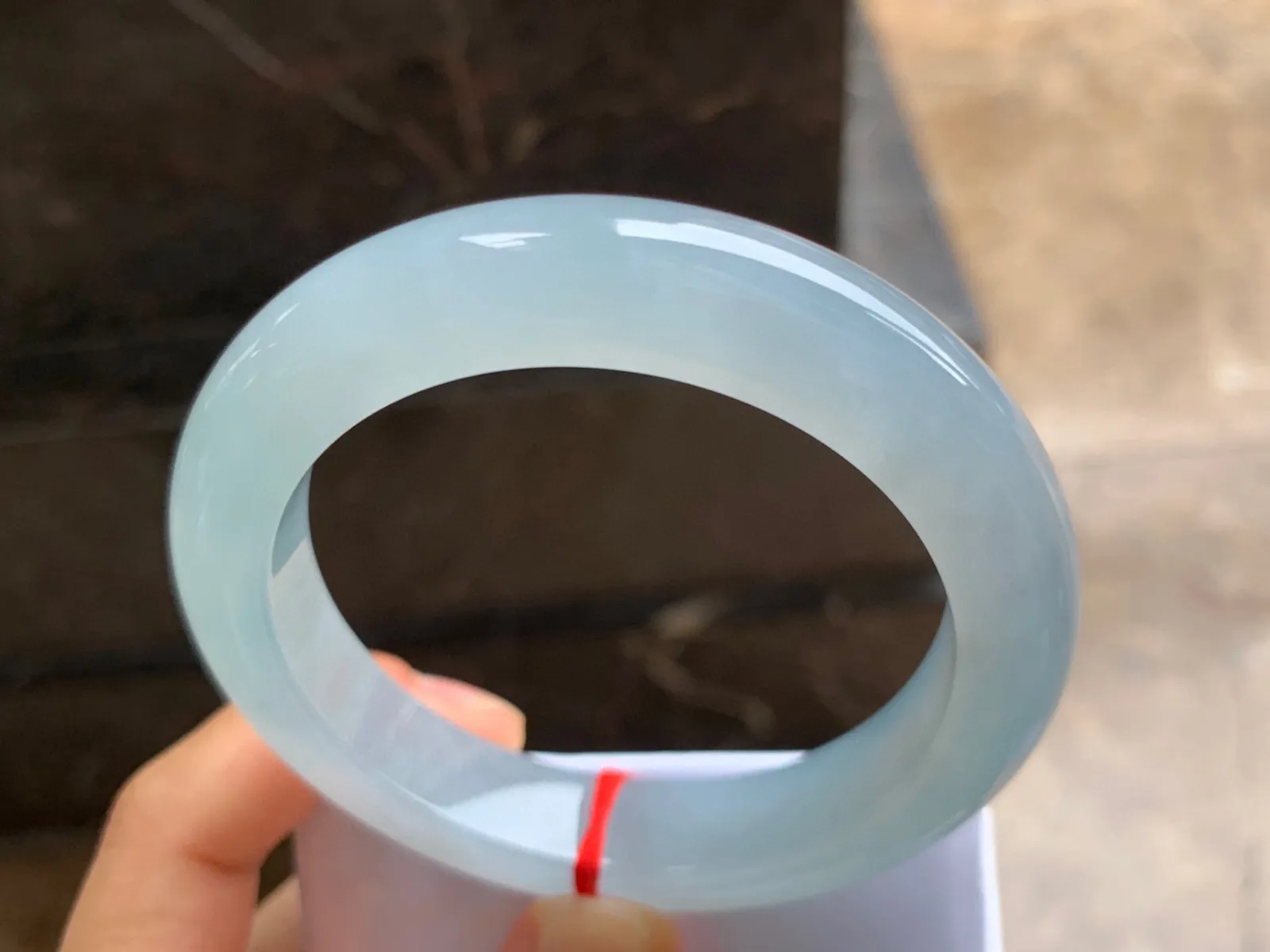 59-12.5-10.5mm
冰种带底色手镯 水润光泽 清爽